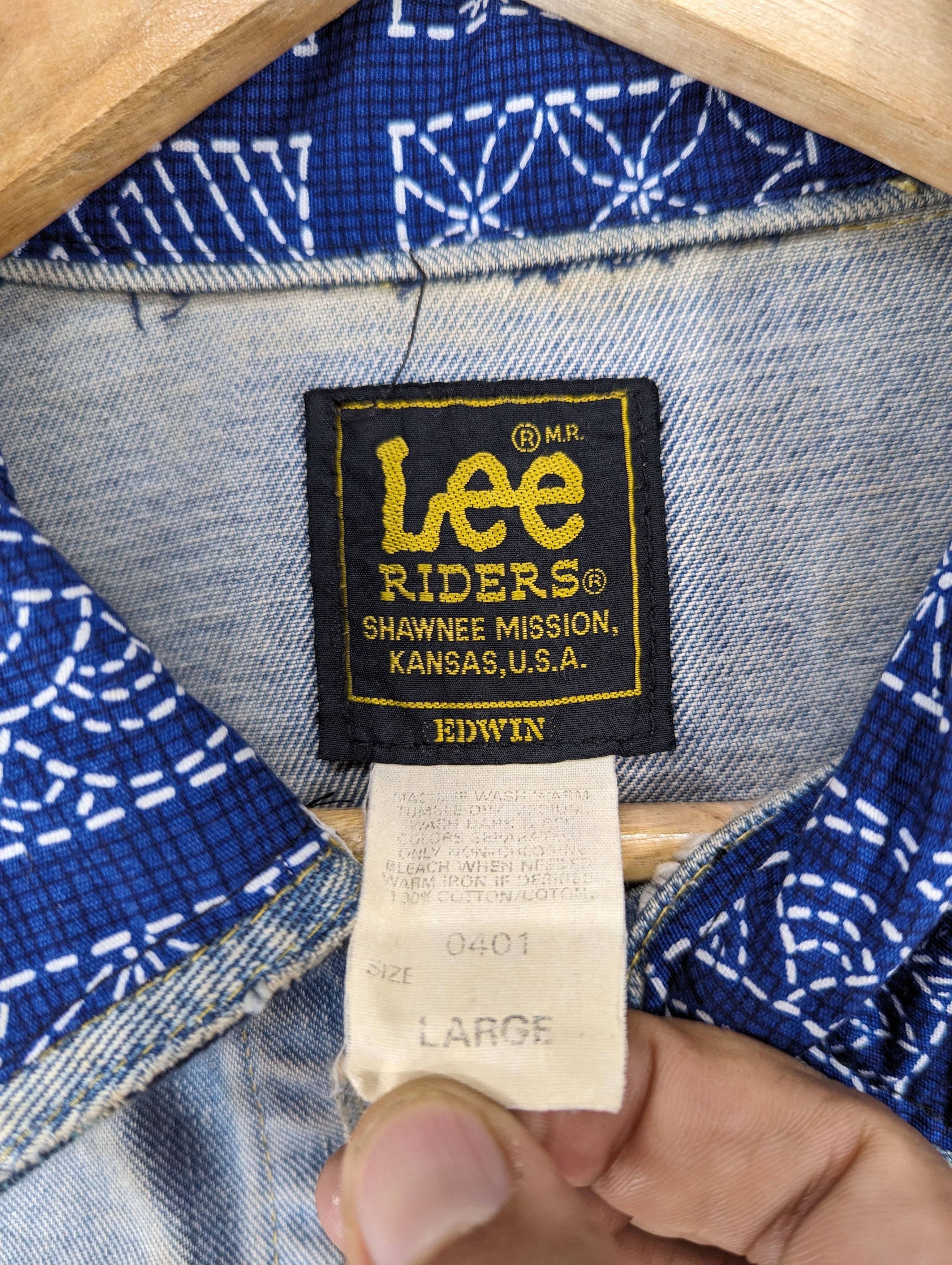 Lee 🔥1 Of 1 Custom Lee X Army Sleeve Denim Jacket Distressed Size US M / EU 48-50 / 2 - 20 Thumbnail