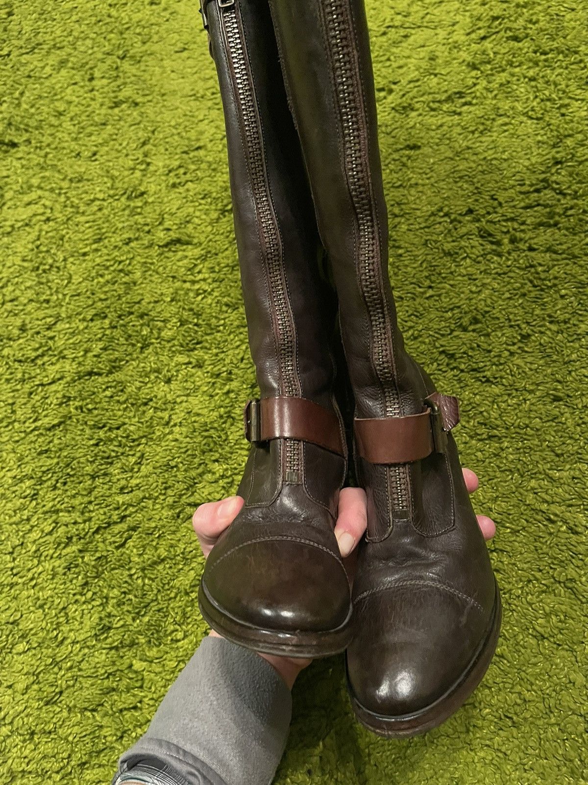 Designer × MoMA Moma avant garde real leather high boots Size US 7 / IT 37 - 7 Thumbnail
