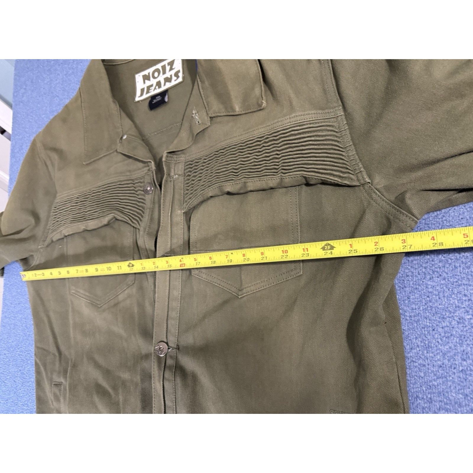 Other Vintage Noiz Green Denim Set Including Jacket 4XL & Jeans 44 Size US XXL / EU 58 / 5 - 6 Thumbnail