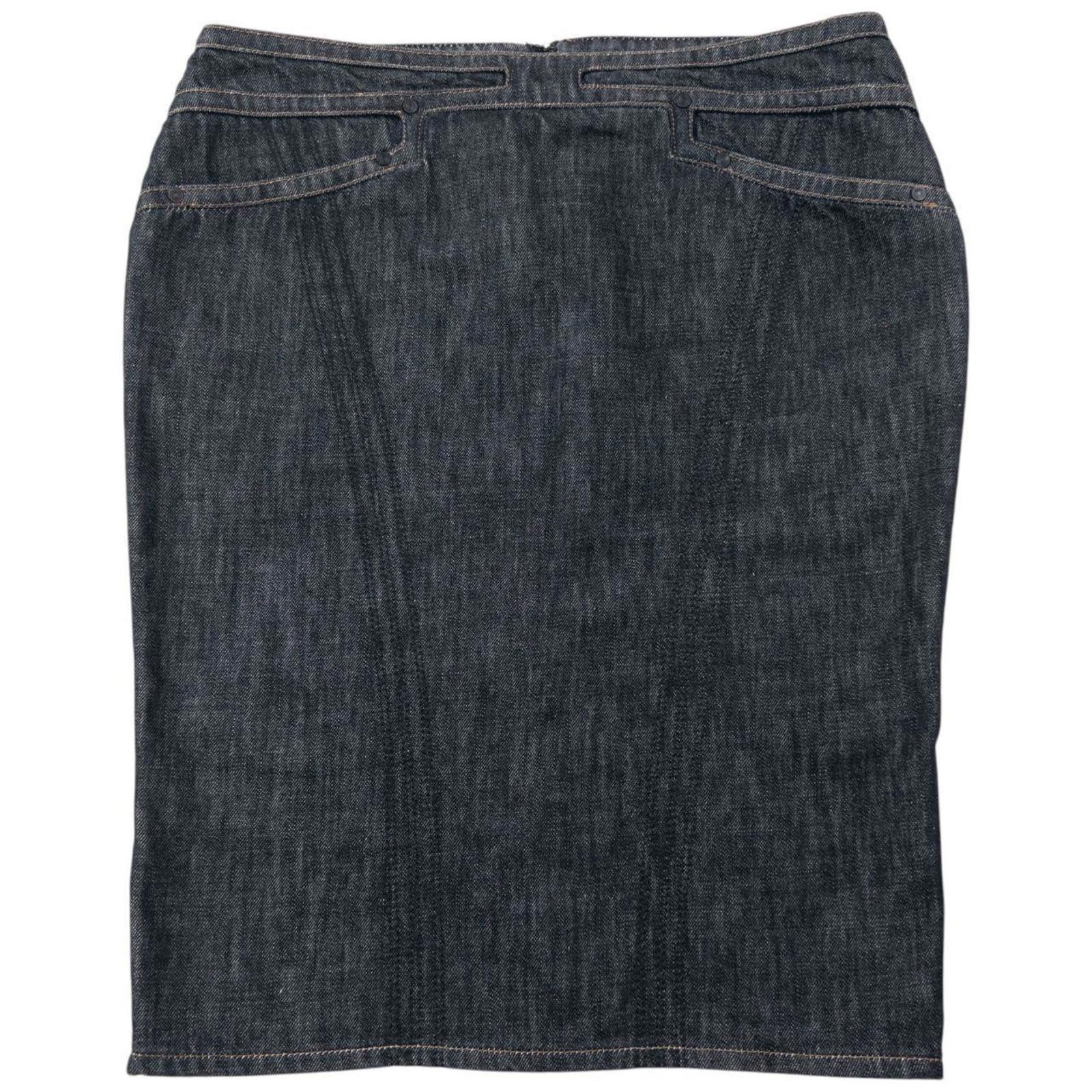 スカート 1999 GUCCI by Tom ford Black skirt Gucci × Tom Ford × Vintage 1999 Gucci by Tom Ford Black Denim Web