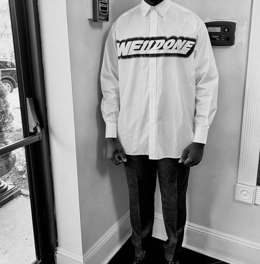 WE11DONE WE11DONE oversize shirts Size US XL / EU 56 / 4 - 2 Thumbnail