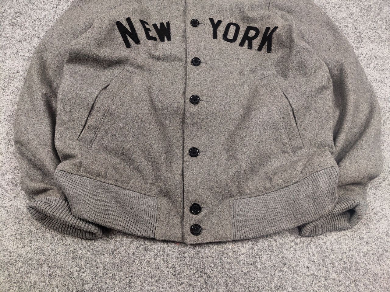 Japanese Brand Vintage Browny Design Japan New York Wool Varsity Jacket Size US M / EU 48-50 / 2 - 5 Thumbnail