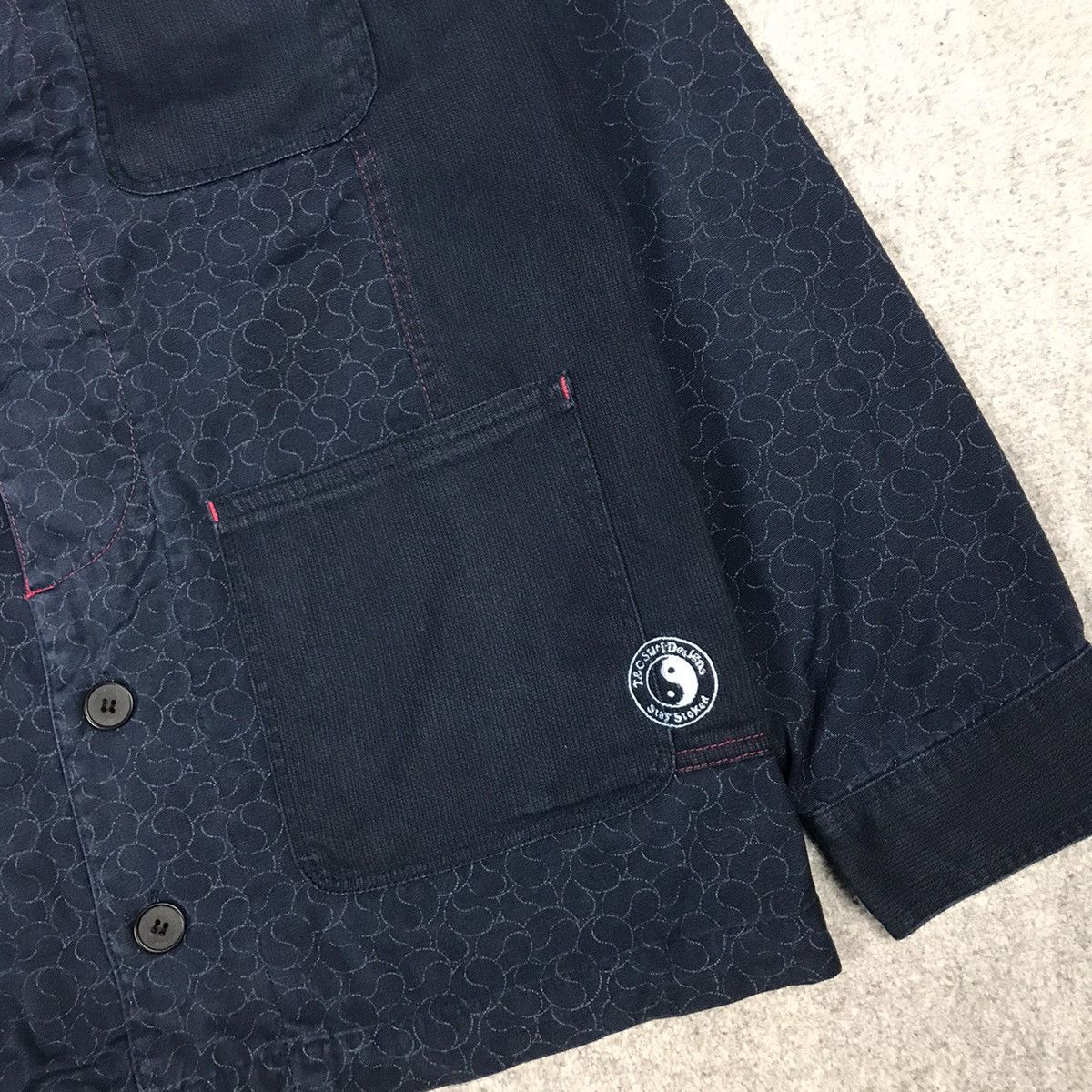 Indigo × Japanese Brand T&C SURF DESIGNS HAWAII INDIGO PATCHWORK BUTTON JACKET Size US M / EU 48-50 / 2 - 4 Thumbnail