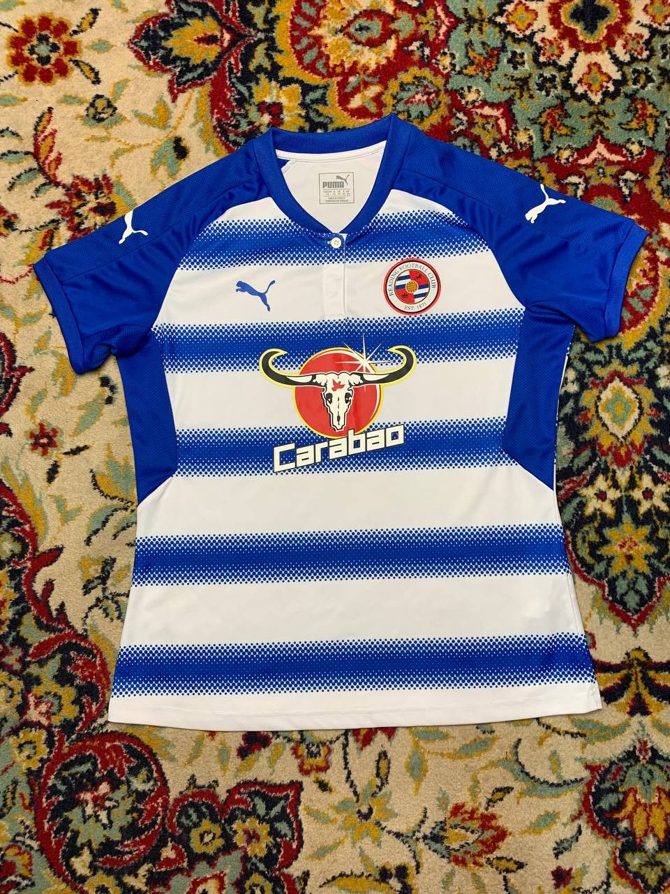 Puma Reading FC 2017-2018 Home Shirt Football Soccer Jersey Puma Size L / US 10 / IT 46 - 1 Thumbnail