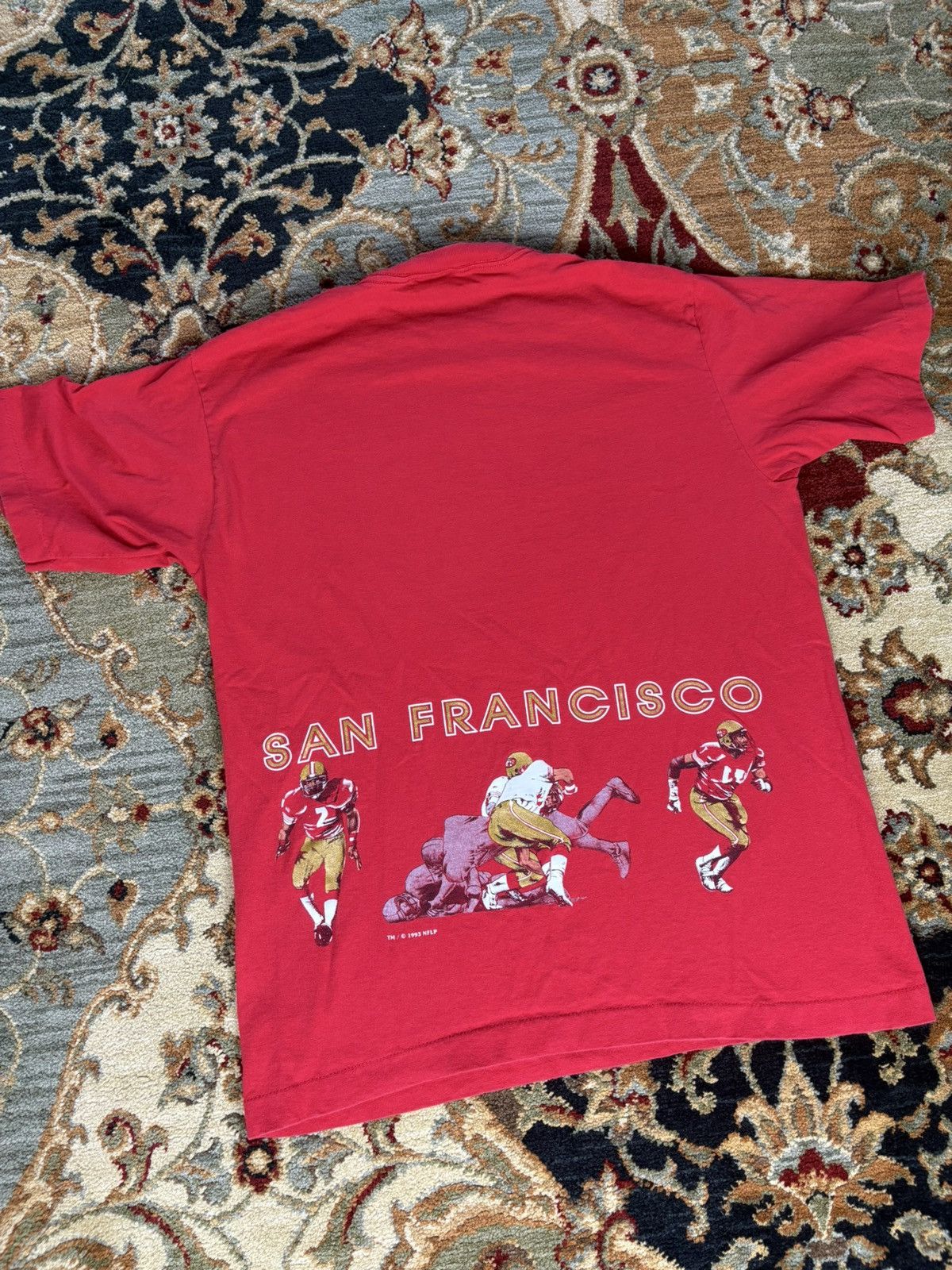 NFL × Nutmeg × Vintage Vintage 1993 San Francisco 49’rs Nutmeg T-Shirt Size US L / EU 52-54 / 3 - 5 Thumbnail