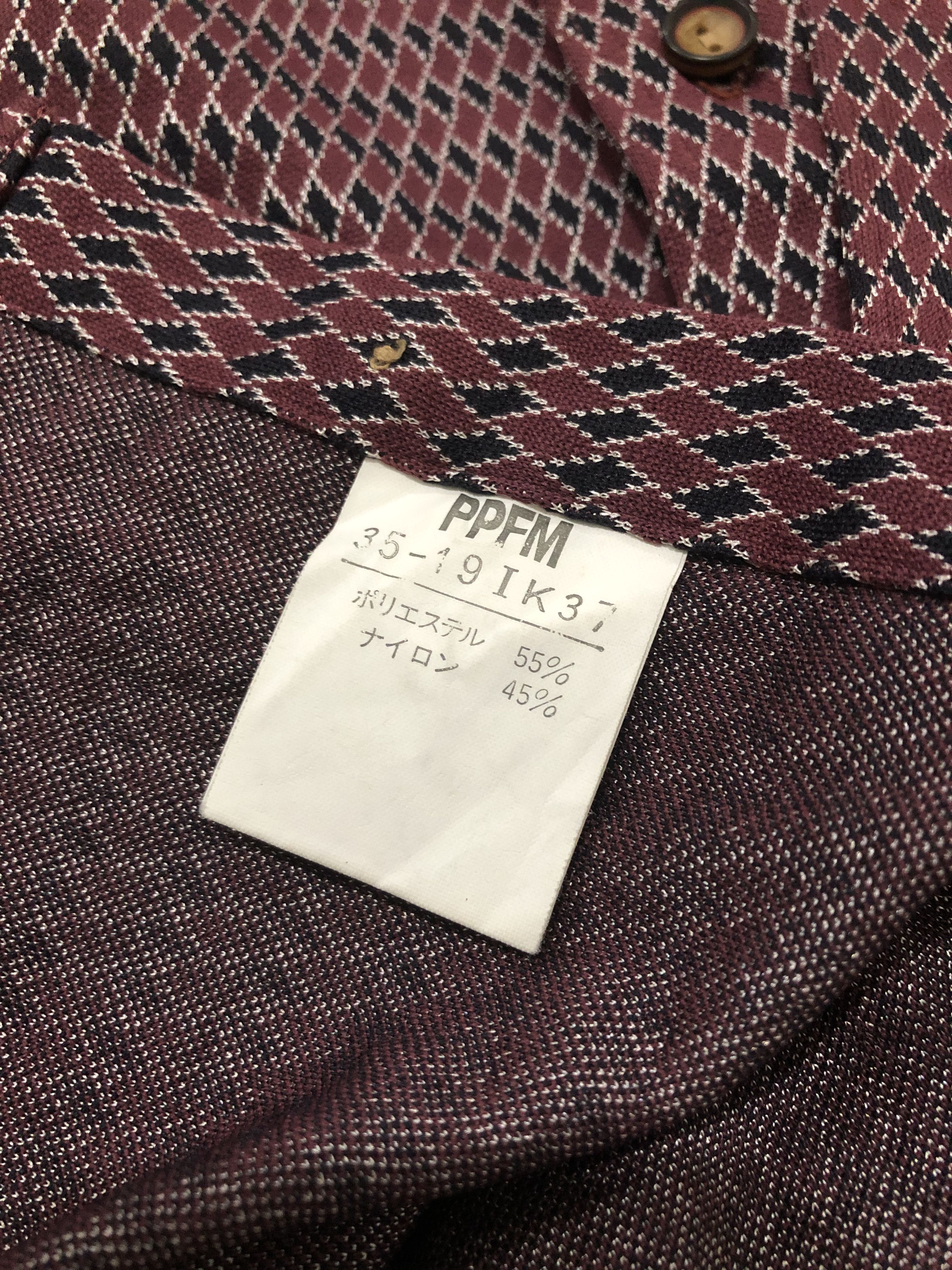 Designer × Japanese Brand × Vintage Vintage Japanese Designer PPFM Women Shirt Size M / US 6-8 / IT 42-44 - 5 Thumbnail