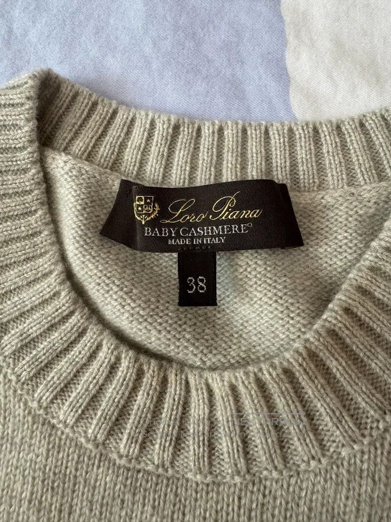 Loro Piana LORO PIANA Classic Babycashmere Cashmere Sweater Size 38 L Size XS / US 0-2 / IT 36-38 - 3 Thumbnail