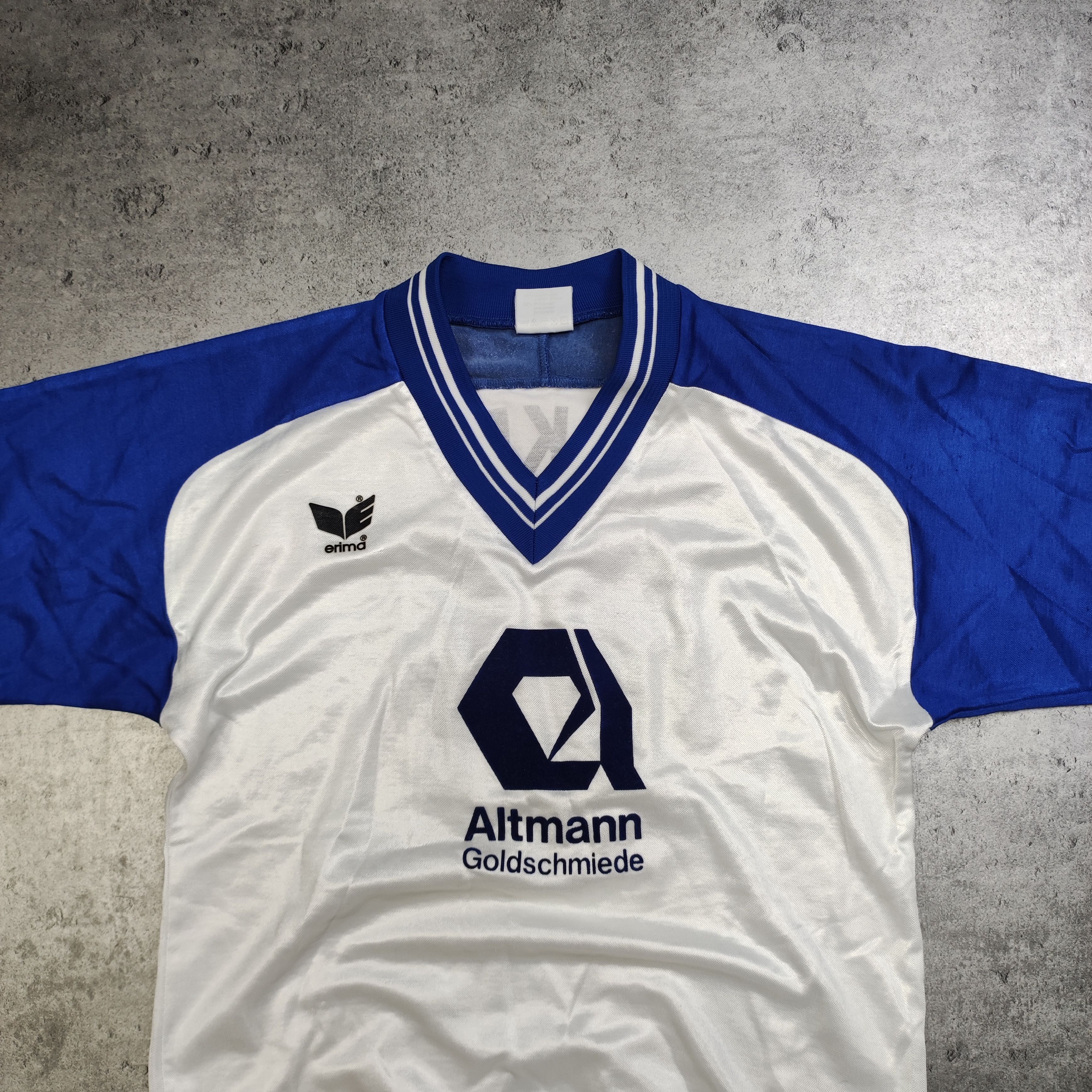 Vintage RARE Vintage 80s Erima TV Erkelenz Football Match Jersey Size US S / EU 44-46 / 1 - 4 Thumbnail