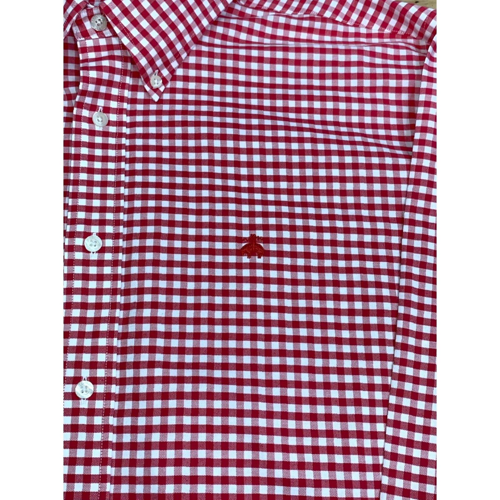 Brooks Brothers Brooks Brothers Dress Shirt Men XL Traditional Fit Red Check Casual Work Shirt Size US XL / EU 56 / 4 - 5 Thumbnail