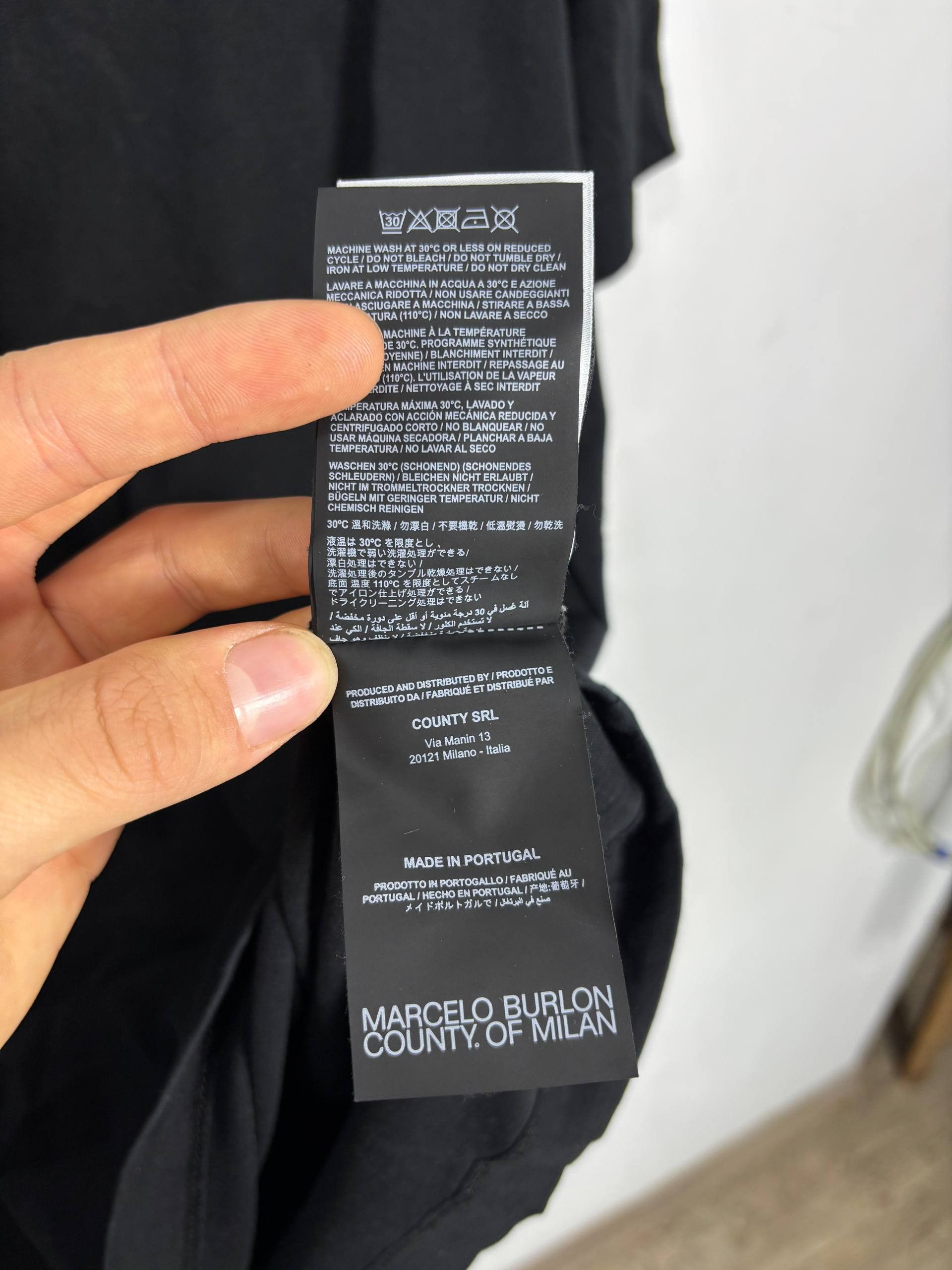 Marcelo Burlon Marcelo Burlon Neon Wings Black & Blue T-Shirt Size US XL / EU 56 / 4 - 8 Thumbnail