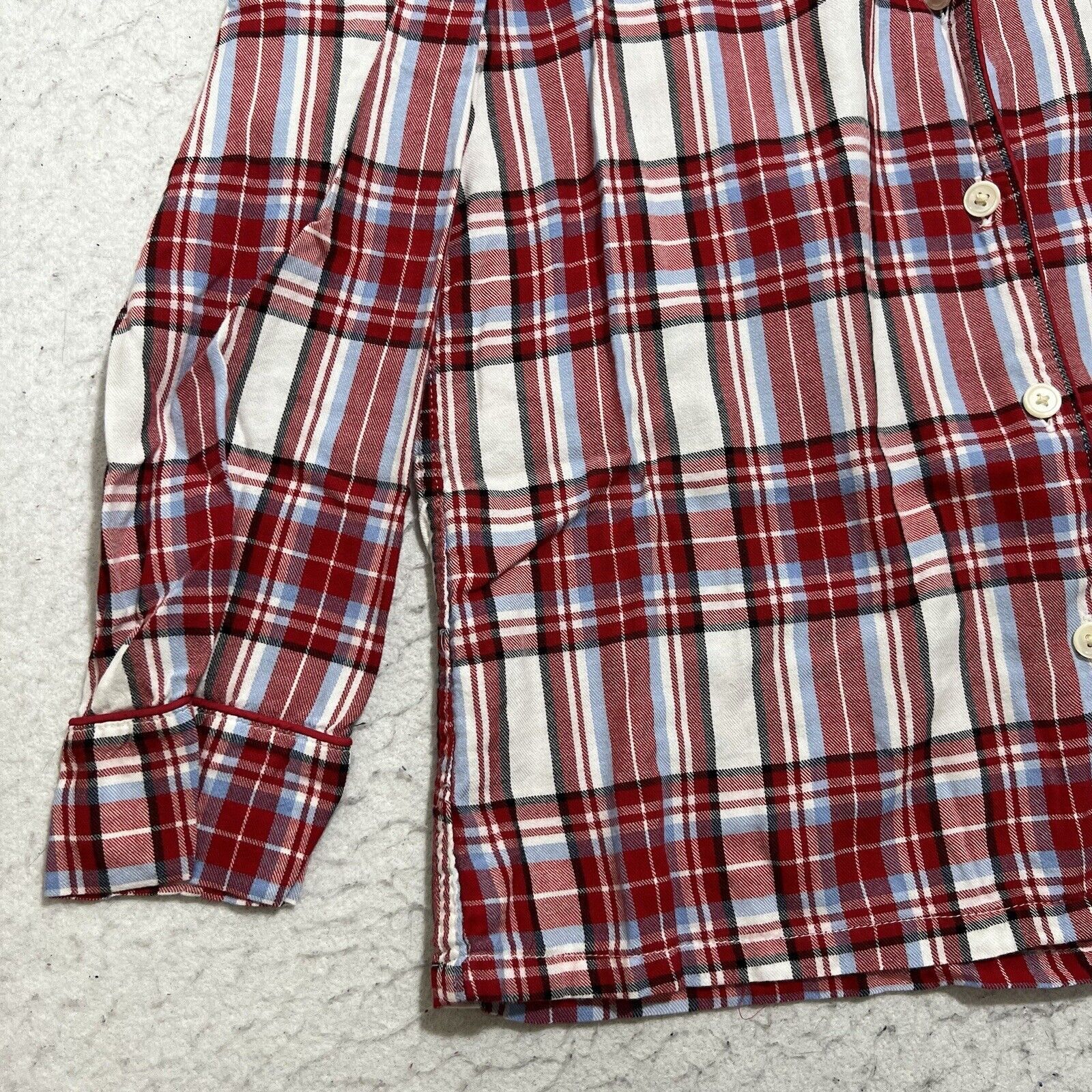 J.Crew J. Crew Button Up Flannel Collared Shirt Red Plaid Top Size XS / US 0-2 / IT 36-38 - 5 Thumbnail