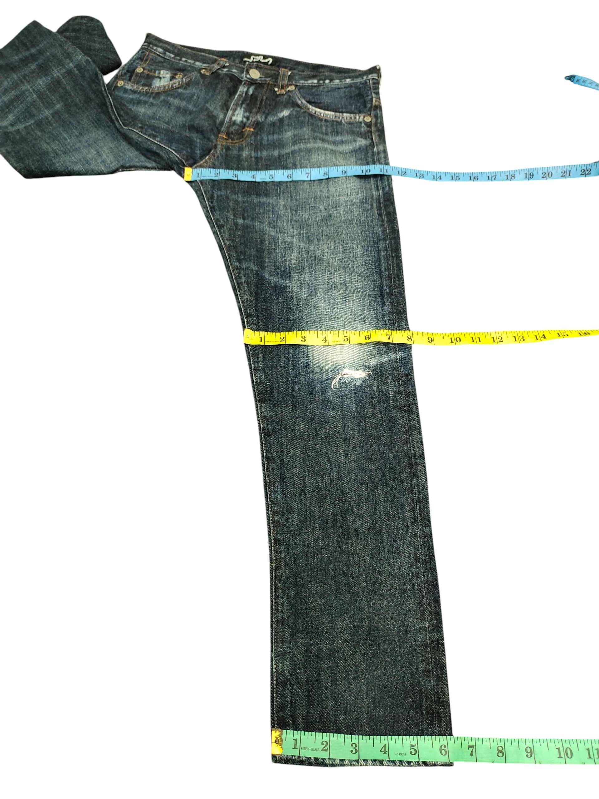 Hysteric Glamour × Undercover Vintage Rna Japan Clawmark Distress Denim Jeans Size US 29 - 17 Thumbnail