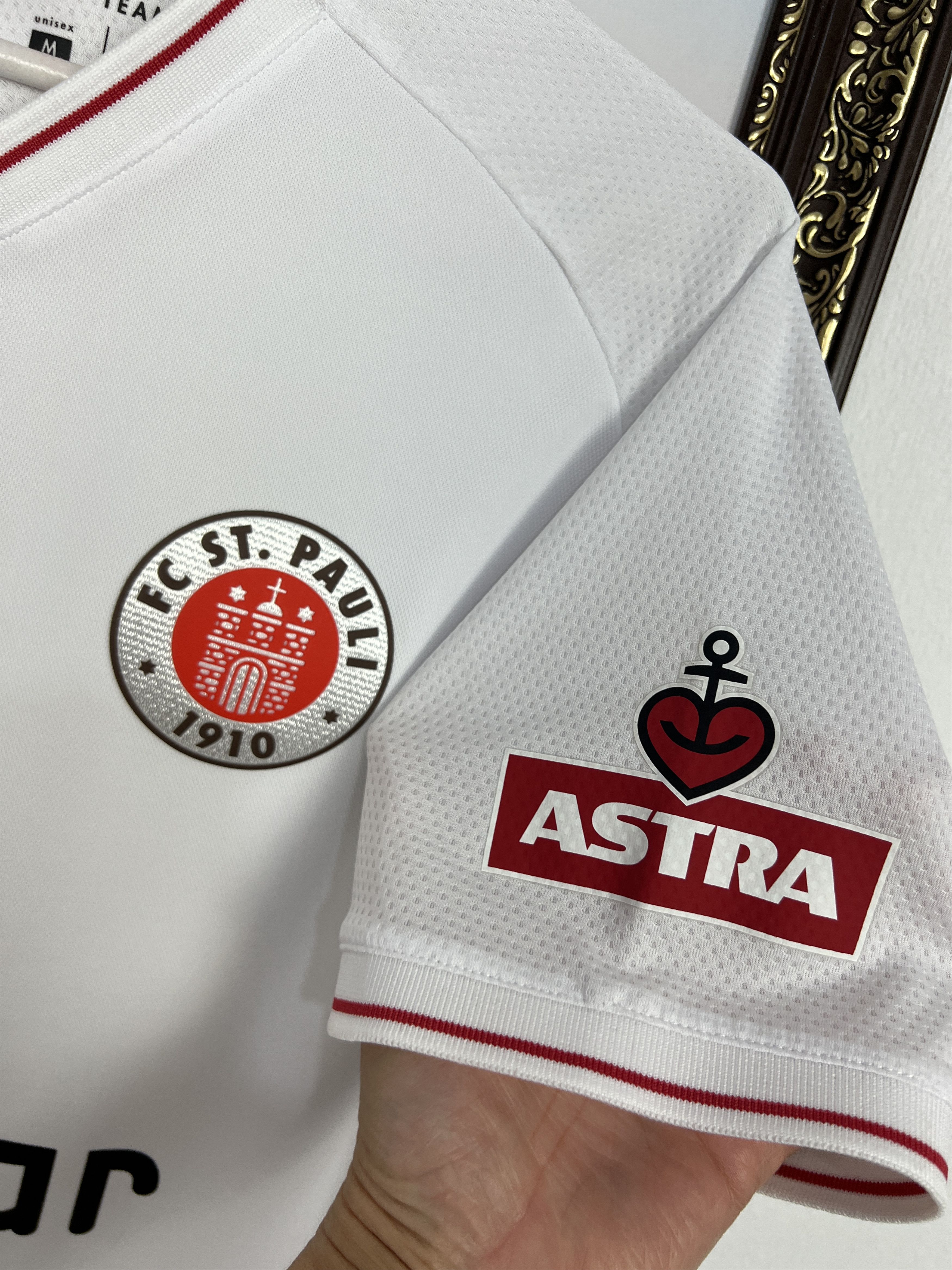 Vintage St Pauli football shirt 2021 Player Issue Amenyido Signed Size US M / EU 48-50 / 2 - 4 Thumbnail
