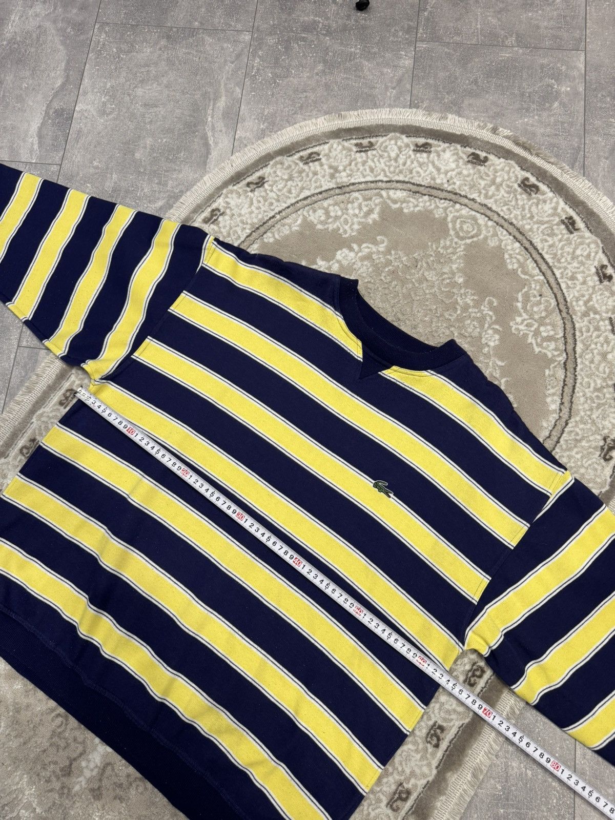 Lacoste Vintage Lacoste Striped Sweatshirt Crewneck Jumper Size US M / EU 48-50 / 2 - 5 Thumbnail