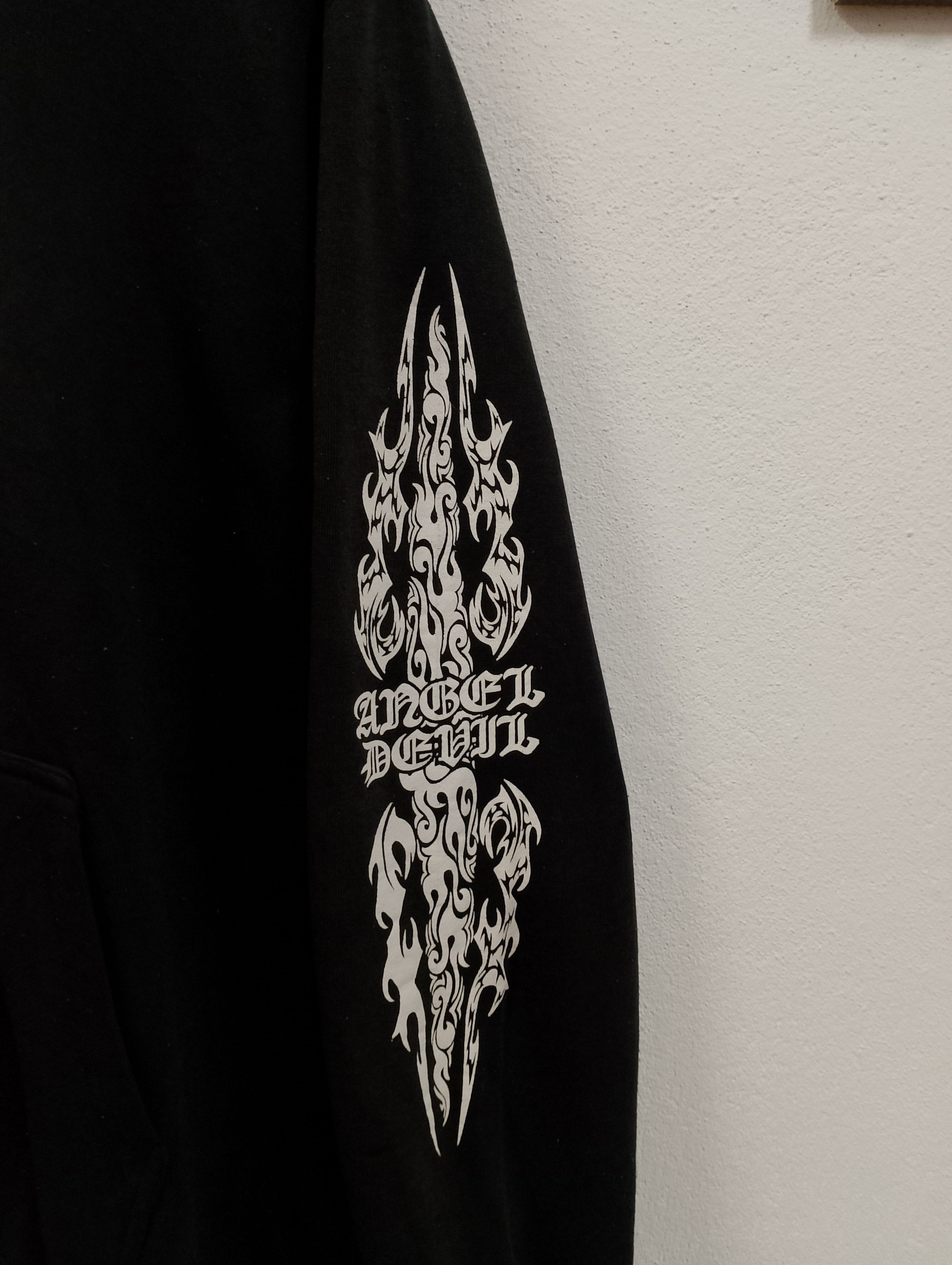 Japanese Brand Vintage Angel Devil Graphic Hoodie Size US XL / EU 56 / 4 - 7 Thumbnail