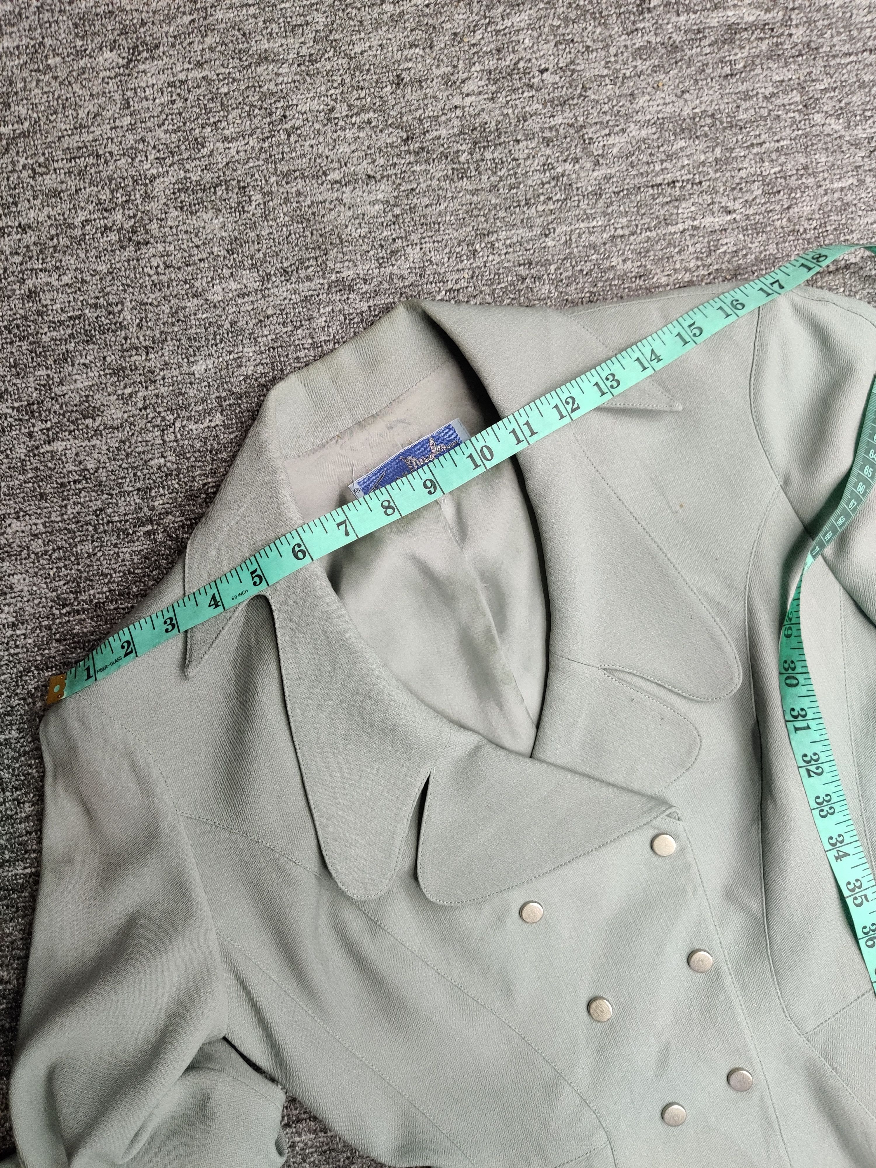 Thierry Mugler Thierry Mugler Wool Blazer Coat Size S / US 4 / IT 40 - 19 Thumbnail
