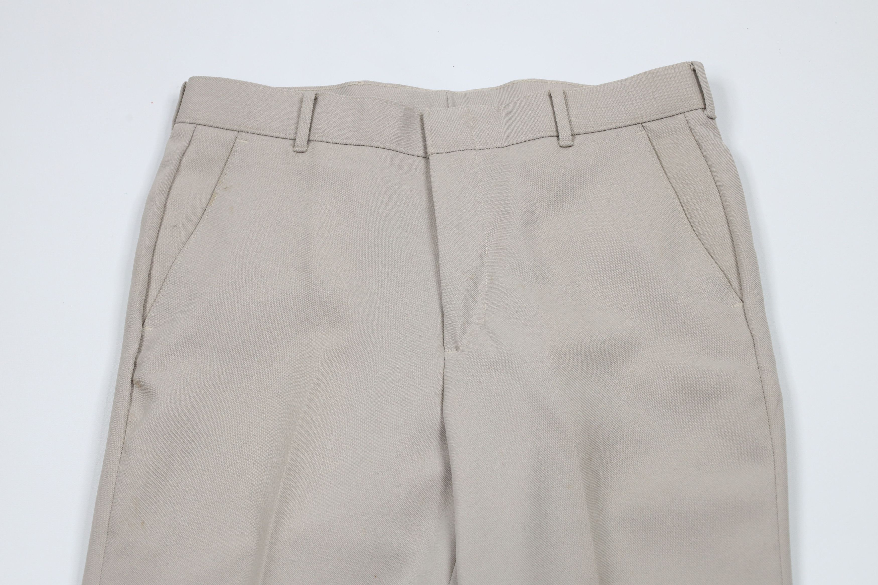 Vintage Vintage 70s Streetwear Knit Flared Wide Leg Chino Pants Size US 32 / EU 48 - 2 Thumbnail
