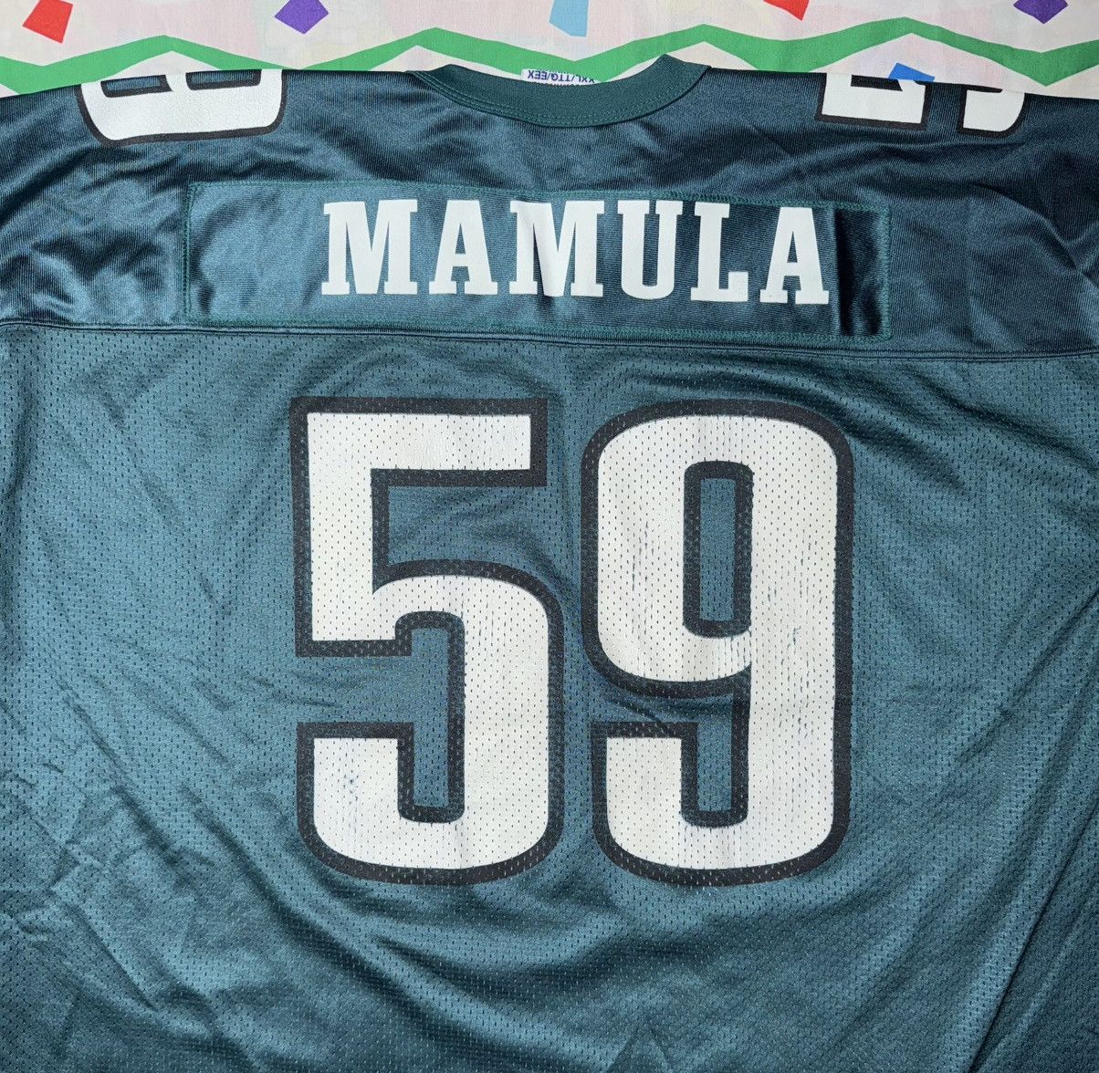 Logo Athletic VINTAGE 90's PHILADELPHIA EAGLES NFL JERSEY MIKE MAMULA Size US XXL / EU 58 / 5 - 7 Thumbnail