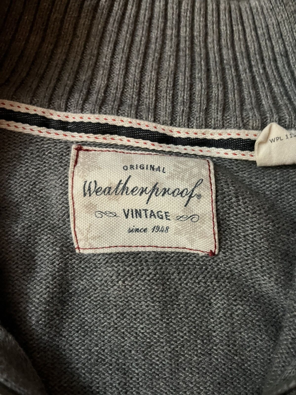 Weatherproof Weatherproof Vintage Gray Quarter Zip Size US L / EU 52-54 / 3 - 6 Thumbnail