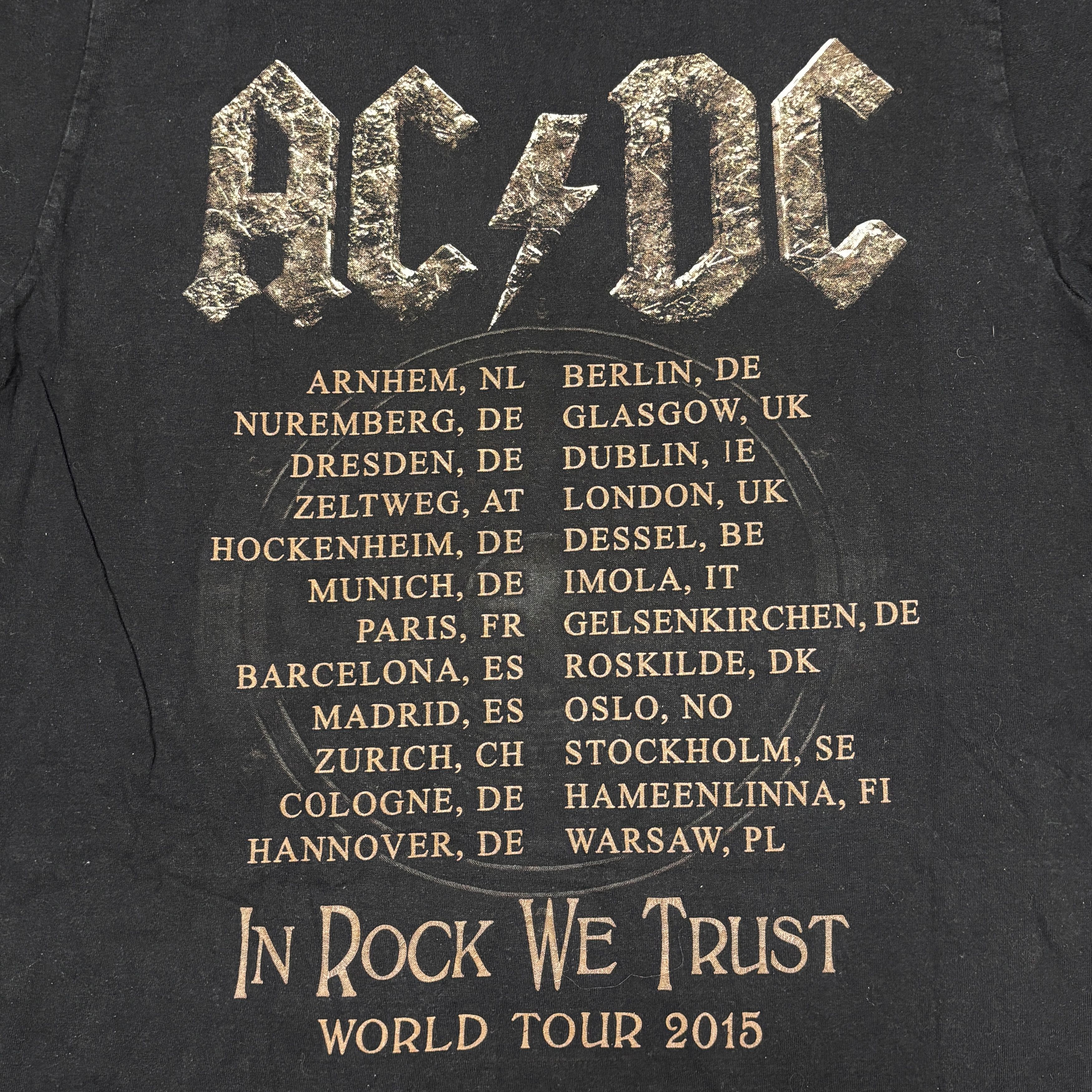 Band Tees Acdc Shirt Black Small Rock Band Tee Size US S / EU 44-46 / 1 - 8 Thumbnail