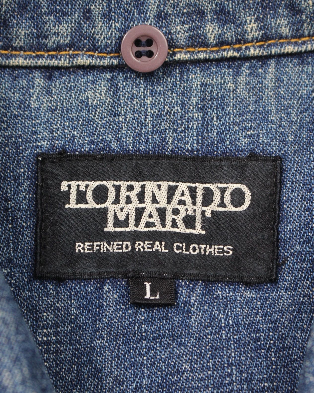 Tornado Mart SS2003 TORNADO MART BOXY DENIM JACKET Size US L / EU 52-54 / 3 - 13 Thumbnail