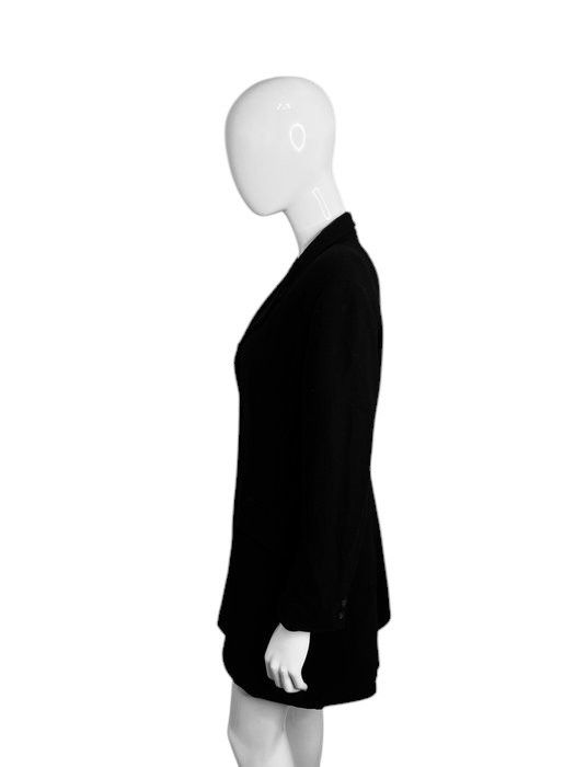 Dolce & Gabbana × Vintage Dolce & Gabbana Women's Black Coat – Made in Italy – Size M Size M / US 6-8 / IT 42-44 - 6 Thumbnail