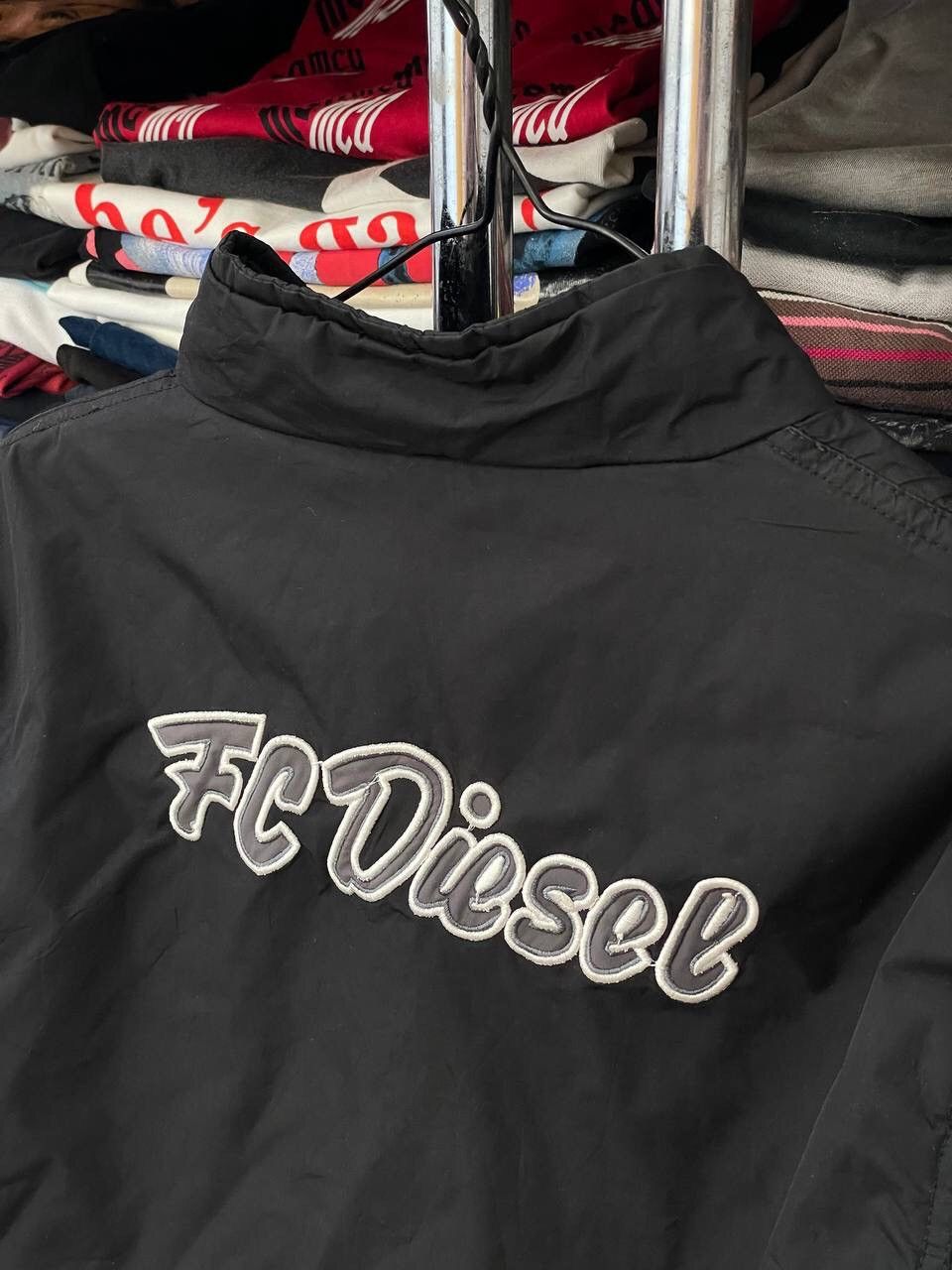 Diesel × Vintage Diesel Vintage Y2K Bomber Nylon Jacket Size M / US 6-8 / IT 42-44 - 10 Thumbnail