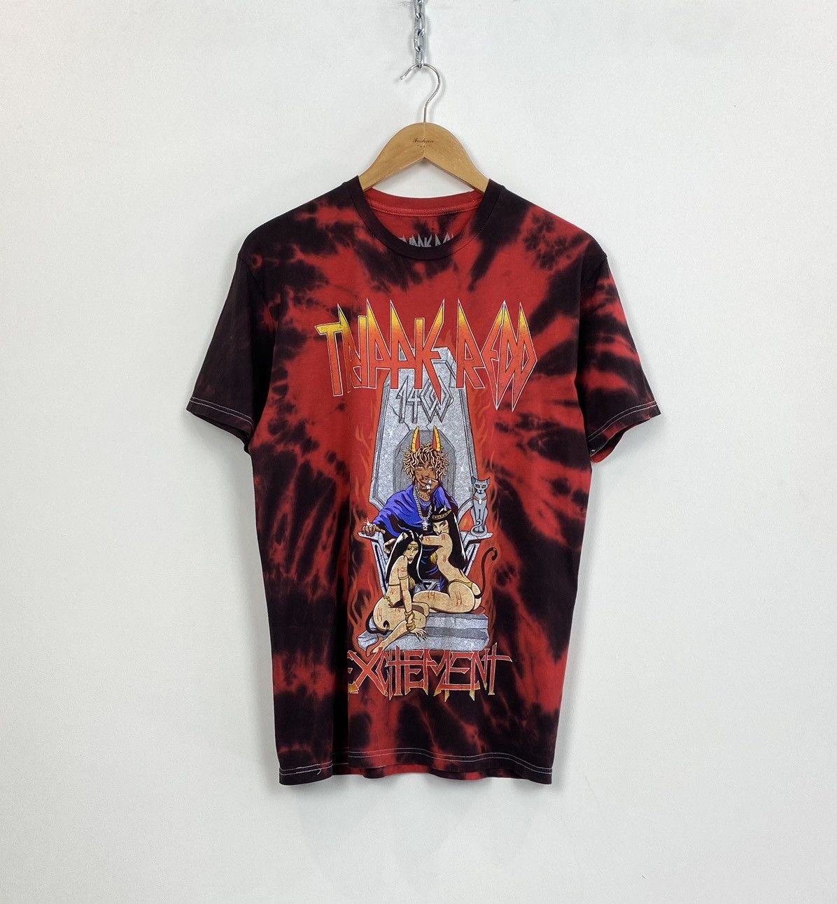 Rap Tees Trippie Redd Excitement Short Sleeve T-Shirt Size M Black Size US M / EU 48-50 / 2 - 1 Thumbnail