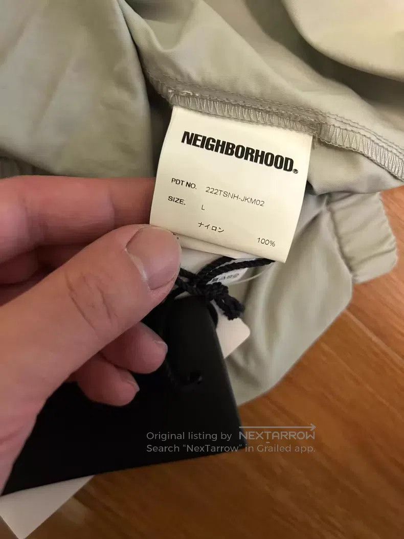 Neighborhood Neighborhood Nylon Hooded Semi-Zip Windbreaker Jacket Size US L / EU 52-54 / 3 - 5 Thumbnail