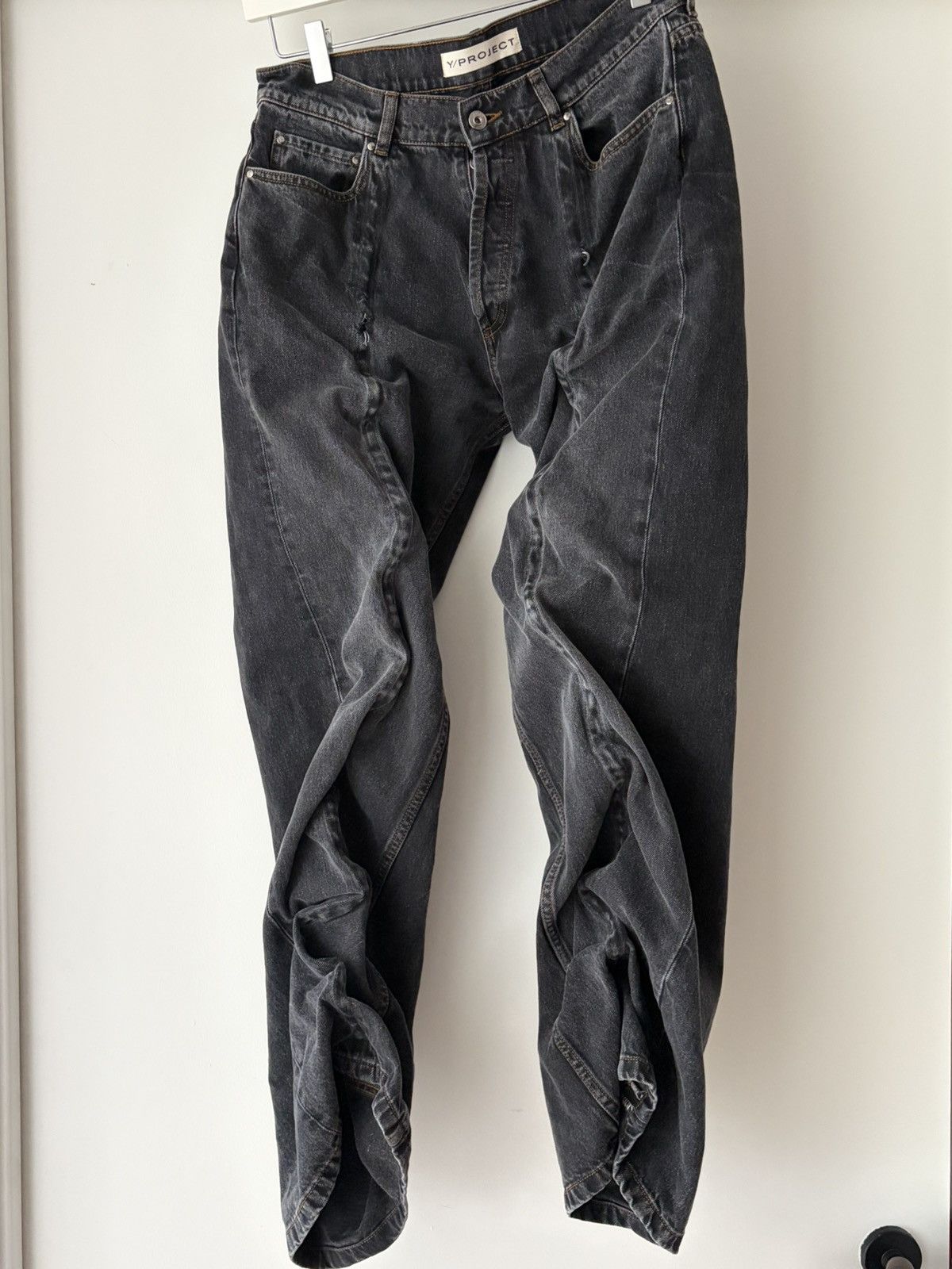 Y/Project Y project wire washed denim Size US 29 - 1 Thumbnail
