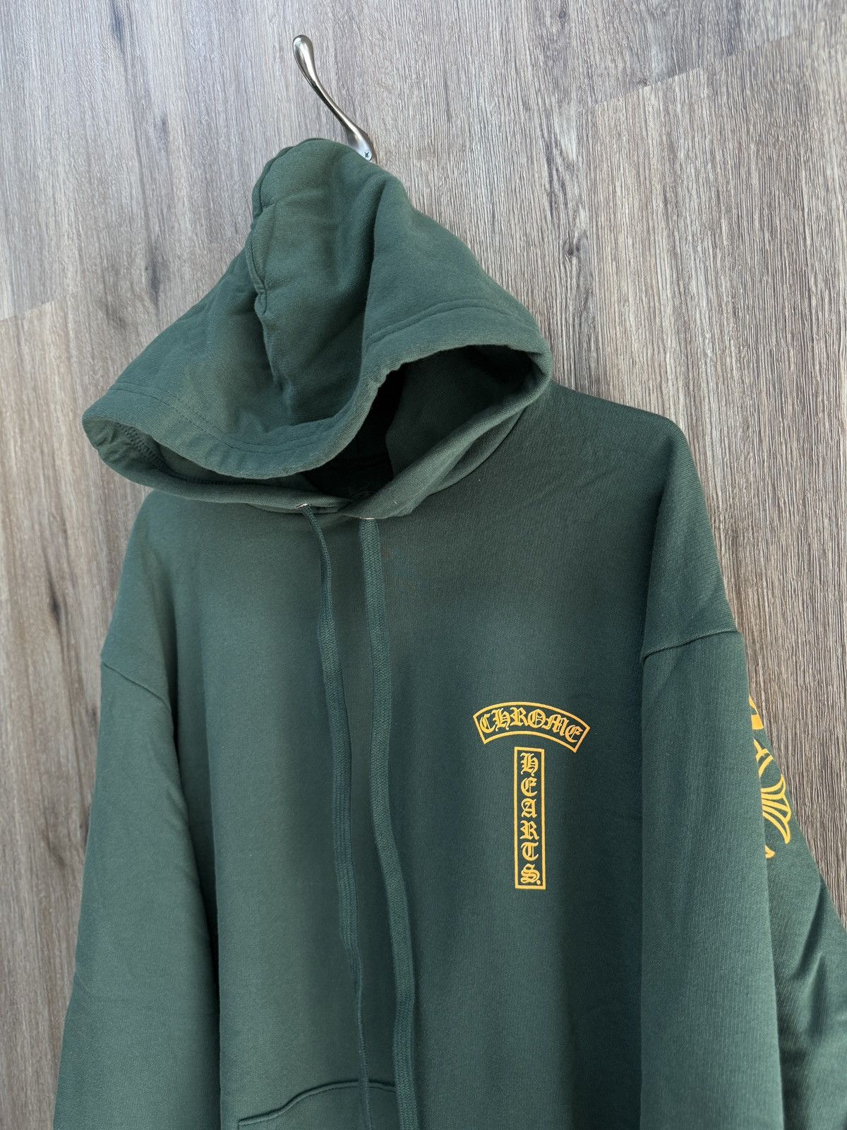 Chrome Hearts Chorome Hearts Green Pull Over Hoodie Size US L / EU 52-54 / 3 - 3 Thumbnail