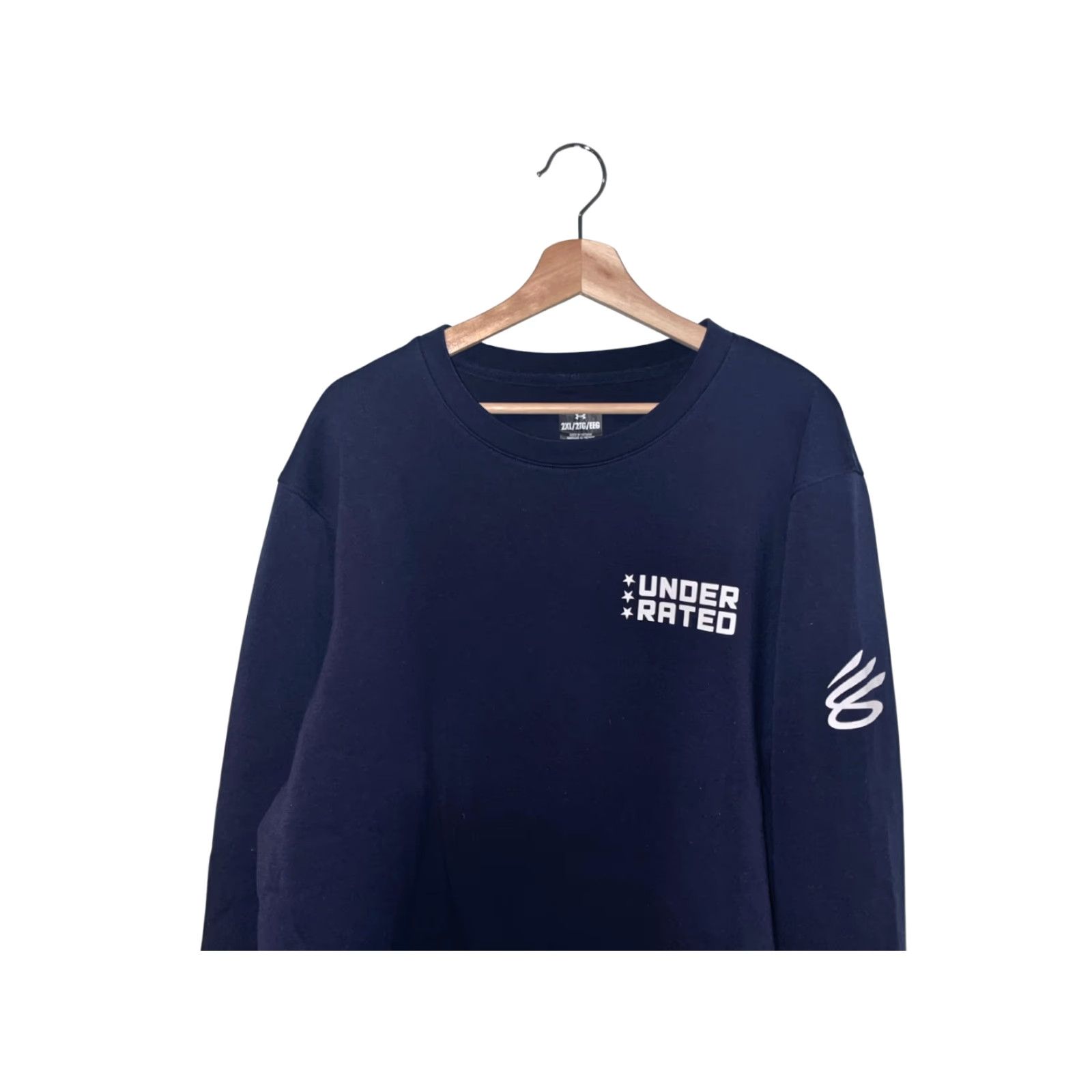 Under Armour VINTAGE Steph Curry Underrated Golf Crewneck Sweatshirt Blue 2XL NWOT Rare Player Gift Size US XXL / EU 58 / 5 - 3 Thumbnail