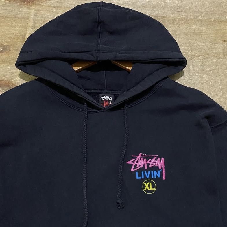 Stussy Y2k Hoodie Stussy livin Size US M / EU 48-50 / 2 - 6 Thumbnail