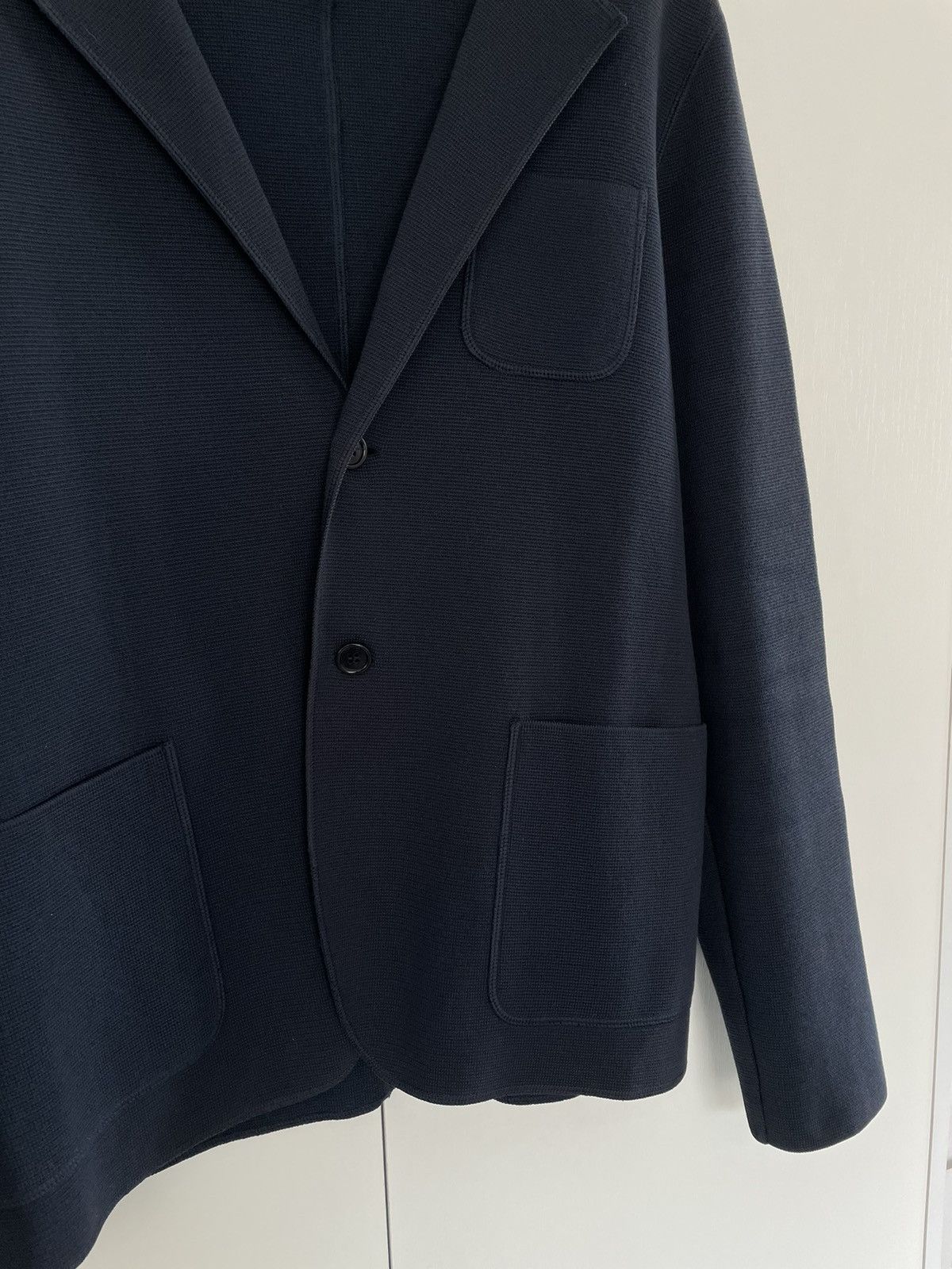Prada Prada Milano Navy Wool Knitted Blazer Suit Jacket Size 50 Size US M / EU 48-50 / 2 - 3 Thumbnail