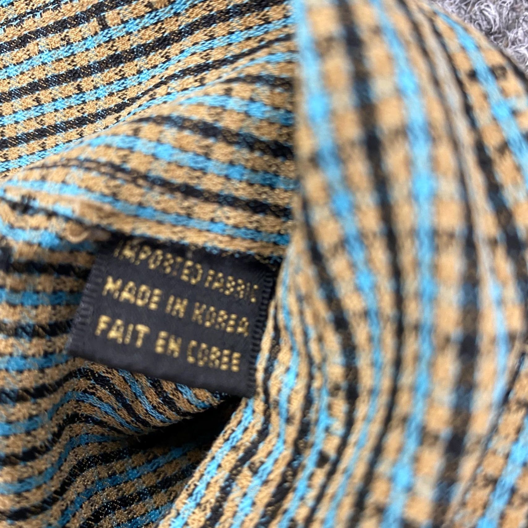 BUGATCHI Bugatchi Uomo Shirt Mens Large Beige Check Plaid Long Sleeve Button-Down Size US L / EU 52-54 / 3 - 6 Thumbnail