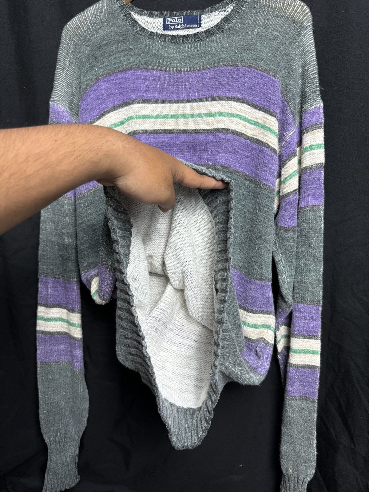 Japanese Brand × Polo Ralph Lauren × RRL Ralph Lauren RRL Polo by Ralph Lauren Knit Sweater Vintage Size US L / EU 52-54 / 3 - 5 Thumbnail