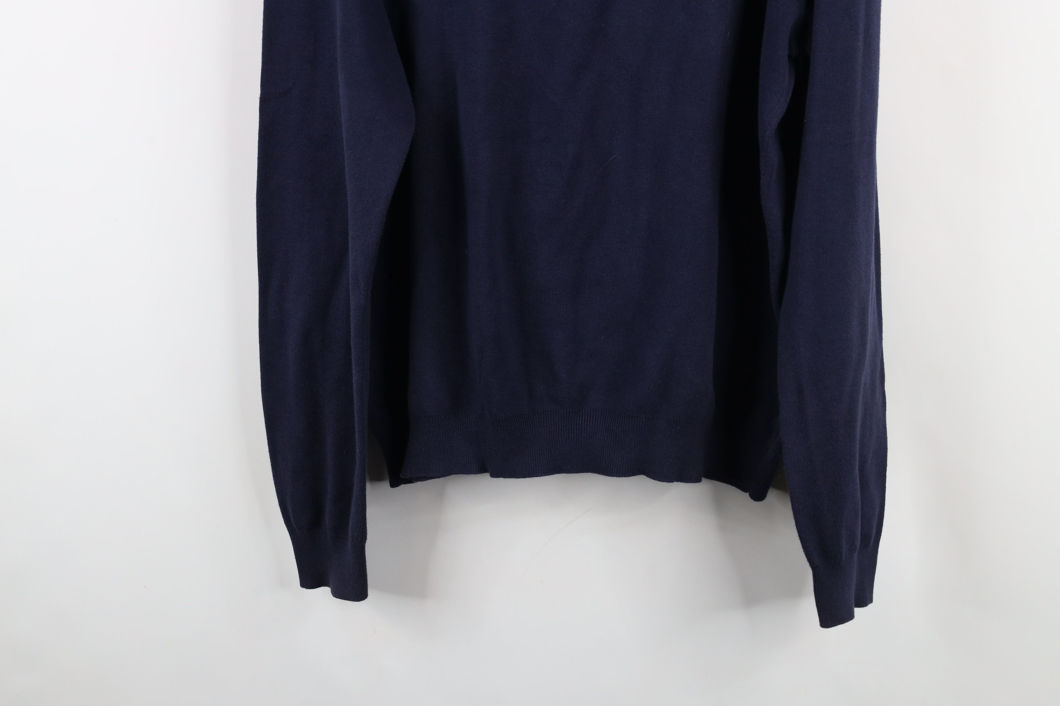 Ralph Lauren × Vintage Vintage 90s Ralph Lauren Pima Cotton Knit V-Neck Sweater Size US L / EU 52-54 / 3 - 10 Thumbnail