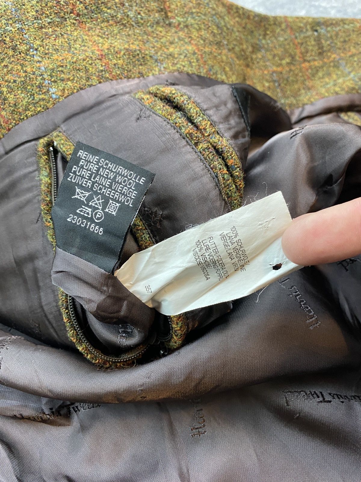 Harris Tweed × Vintage HARRIS TWEED WALBUSCH Men's 100% Wool Tweed Blazer Size 42R - 13 Thumbnail