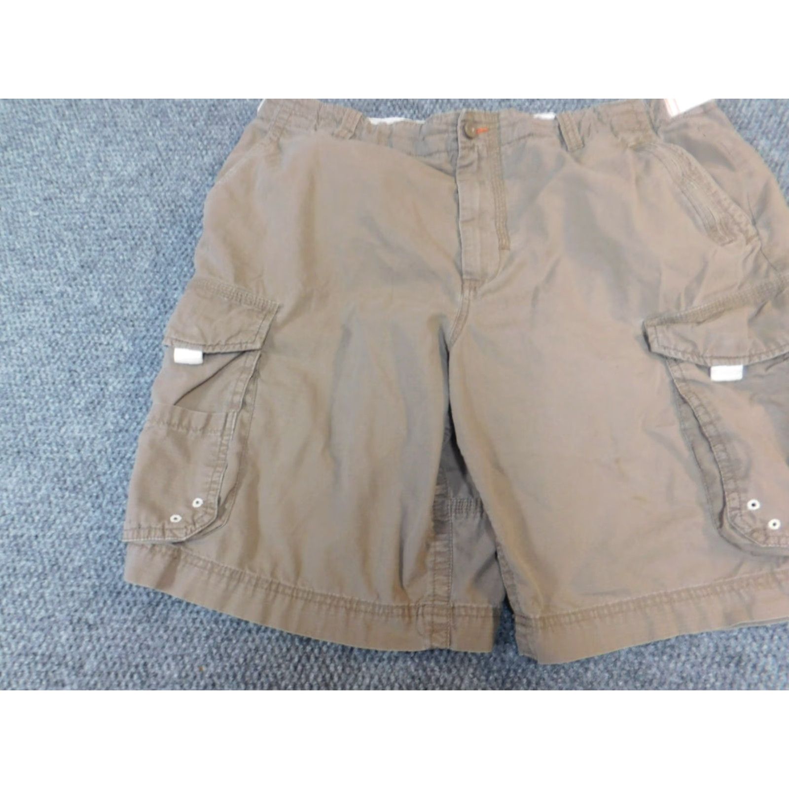 Vintage Lanesboro Mens Cargo Shorts 40W Brown Denim Cotton Flat Front Zip Casual Relaxed Regular 40in Waist Mens Cargo Shorts Brown Vintage? No. Size US 40 / EU 56 - 3 Thumbnail