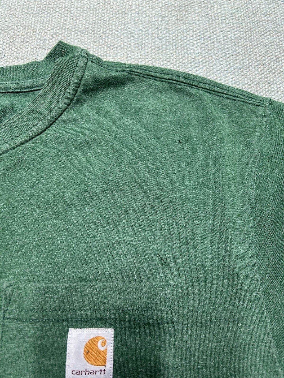 Carhartt Carhartt henley t shirt loose fit blank distressed adult XL Size US XL / EU 56 / 4 - 6 Thumbnail