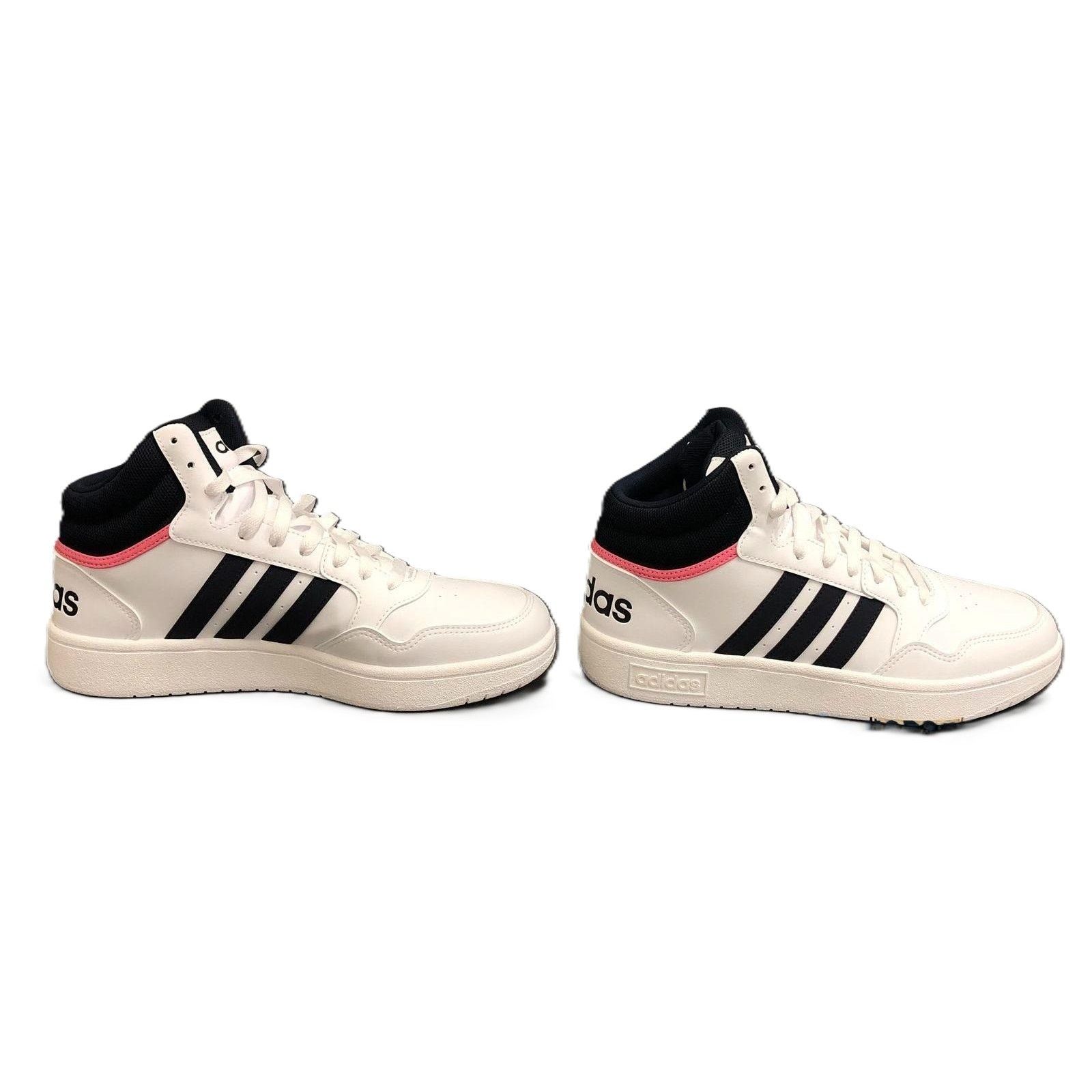 Adidas Adidas Hoops 3.0 Cloud White Legend Ink Mid Sneakers Size US 9 / IT 39 - 2 Thumbnail
