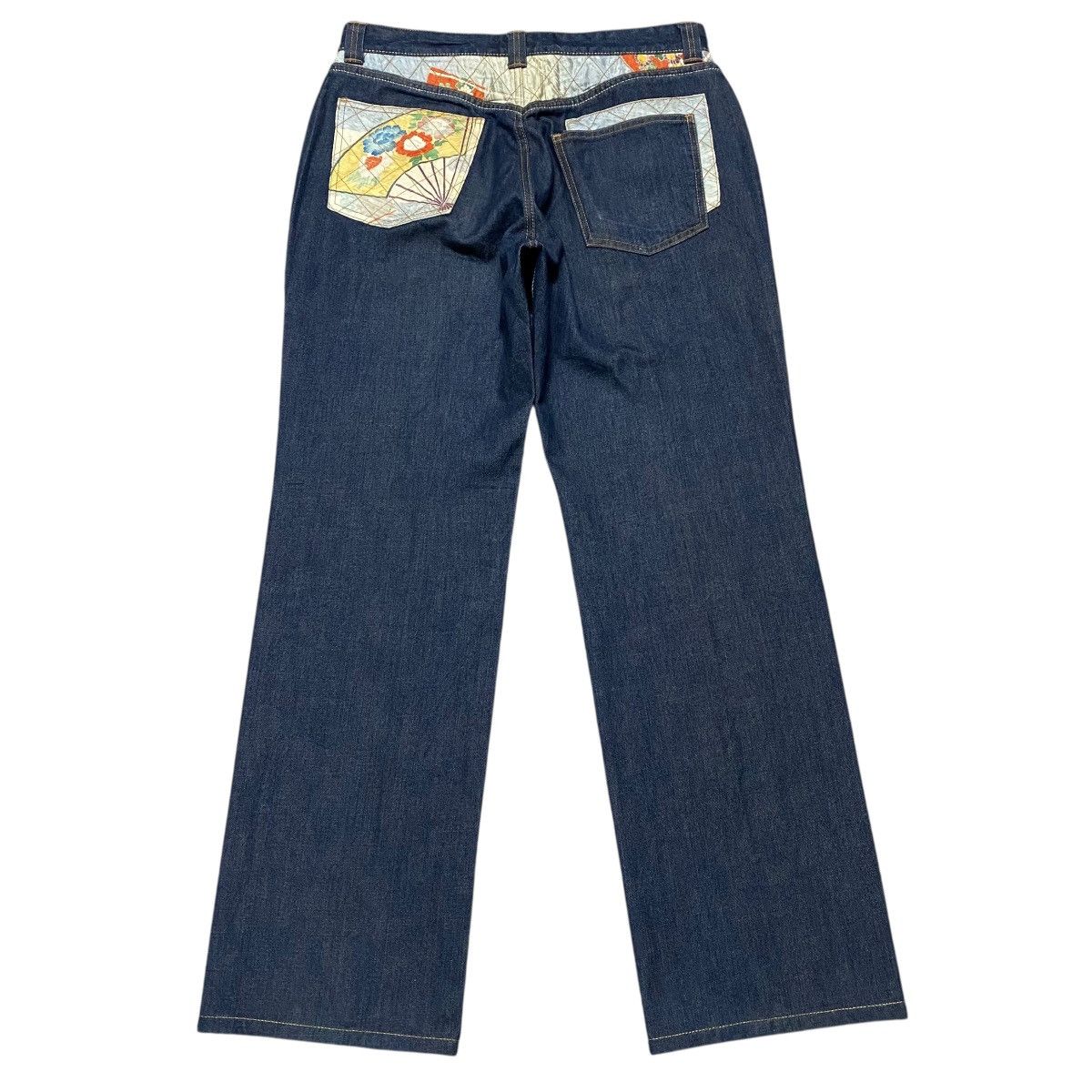 Karakuri Tamashii WAGARAYA Japan Motive Denim Jeans Size US 34 / EU 50 - 1 Thumbnail
