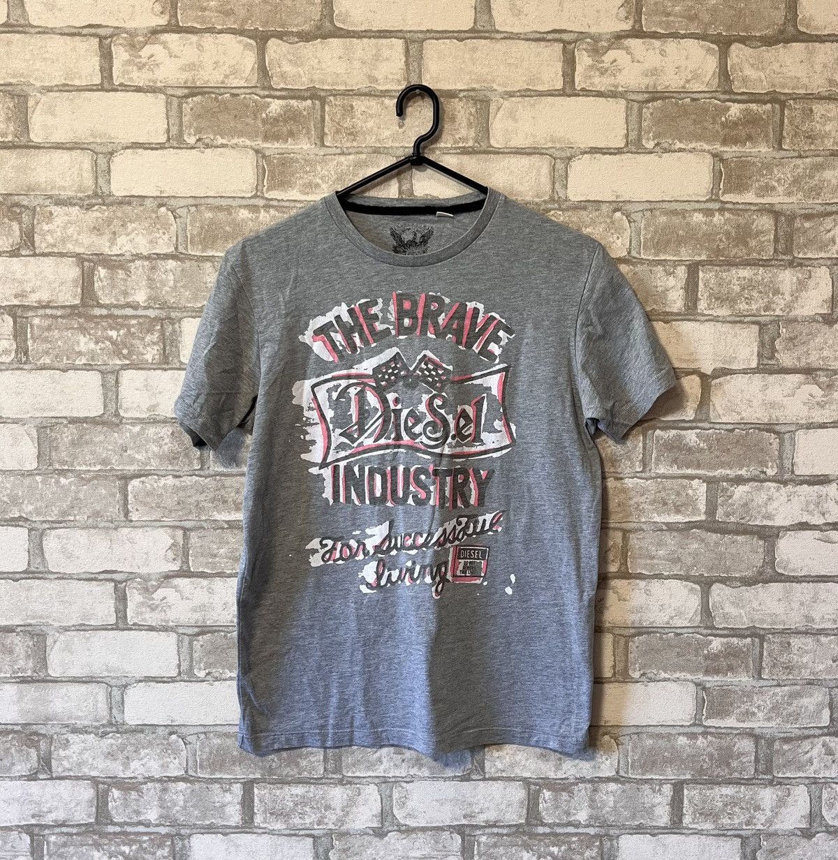 Diesel × Diesel Black Gold × Vintage 🇮🇹Vintage y2k avantgarde Diesel Tee Shirt Size US M / EU 48-50 / 2 - 1 Thumbnail
