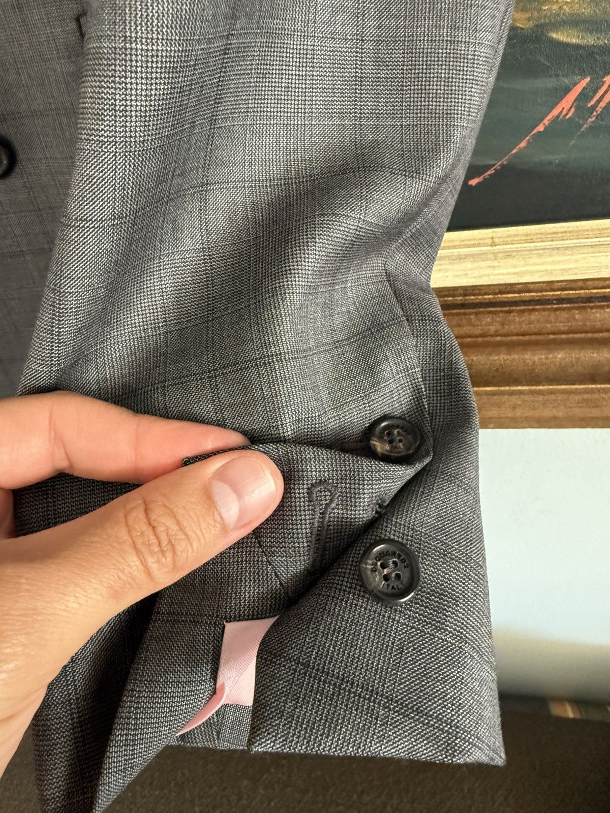 Dsquared2 Dsquared2 Napoli fit plaid check double breasted suit 54 Size 44R - 5 Thumbnail