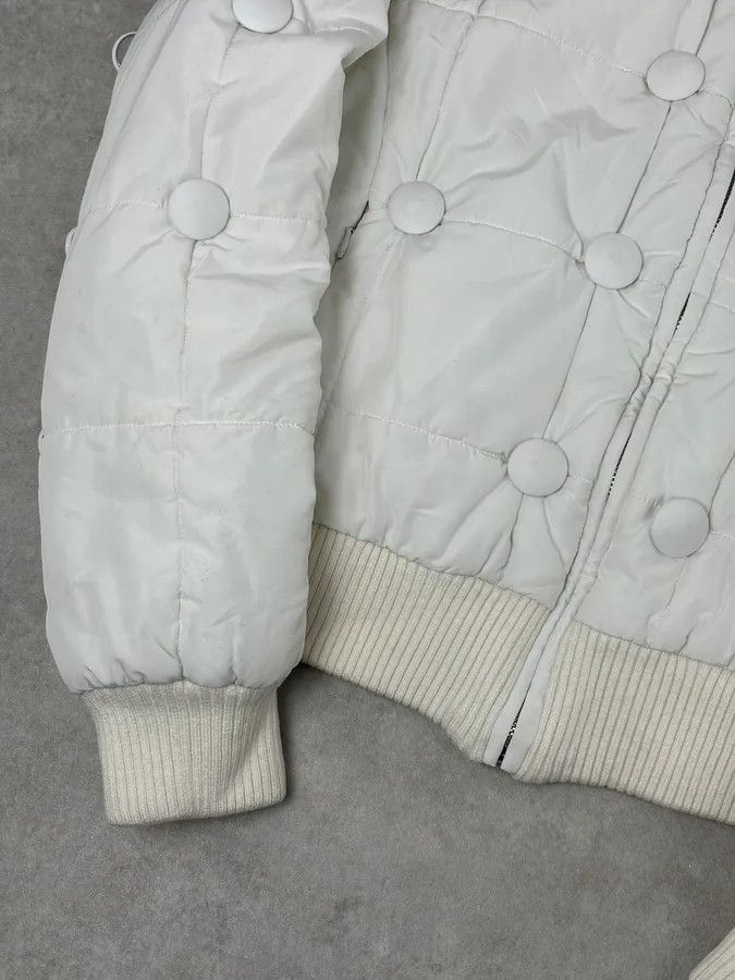 Moschino 2000s Moschino White Cozy Puffer Jacket Size S / US 4 / IT 40 - 9 Thumbnail