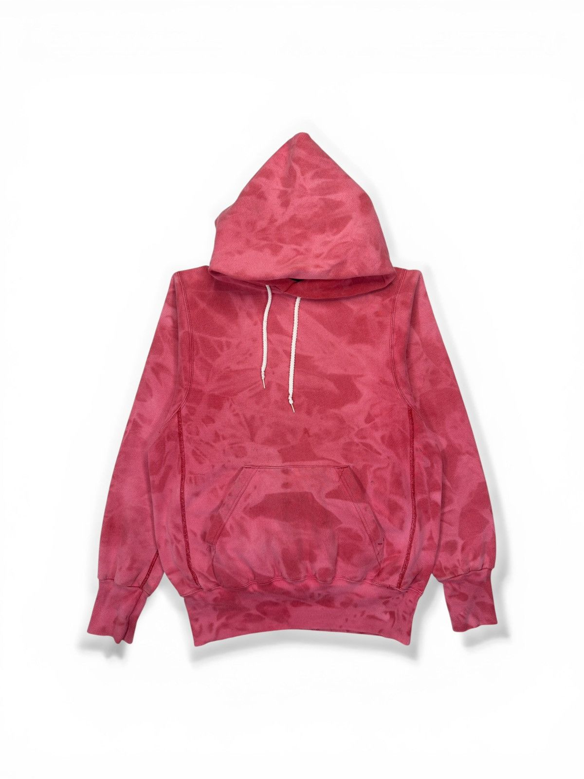 Vintage Vintage 80’s Faded Red Reverse Weave Style Hoodie Size US M / EU 48-50 / 2 - 1 Thumbnail
