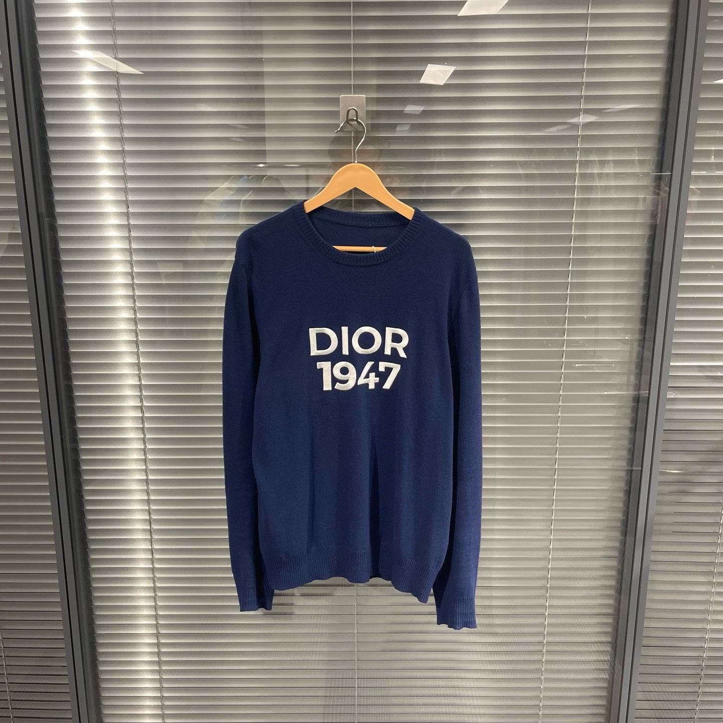 Dior Dior 1947 Gold Logo Wool Cashmere Knit Sweater Size US M / EU 48-50 / 2 - 1 Thumbnail