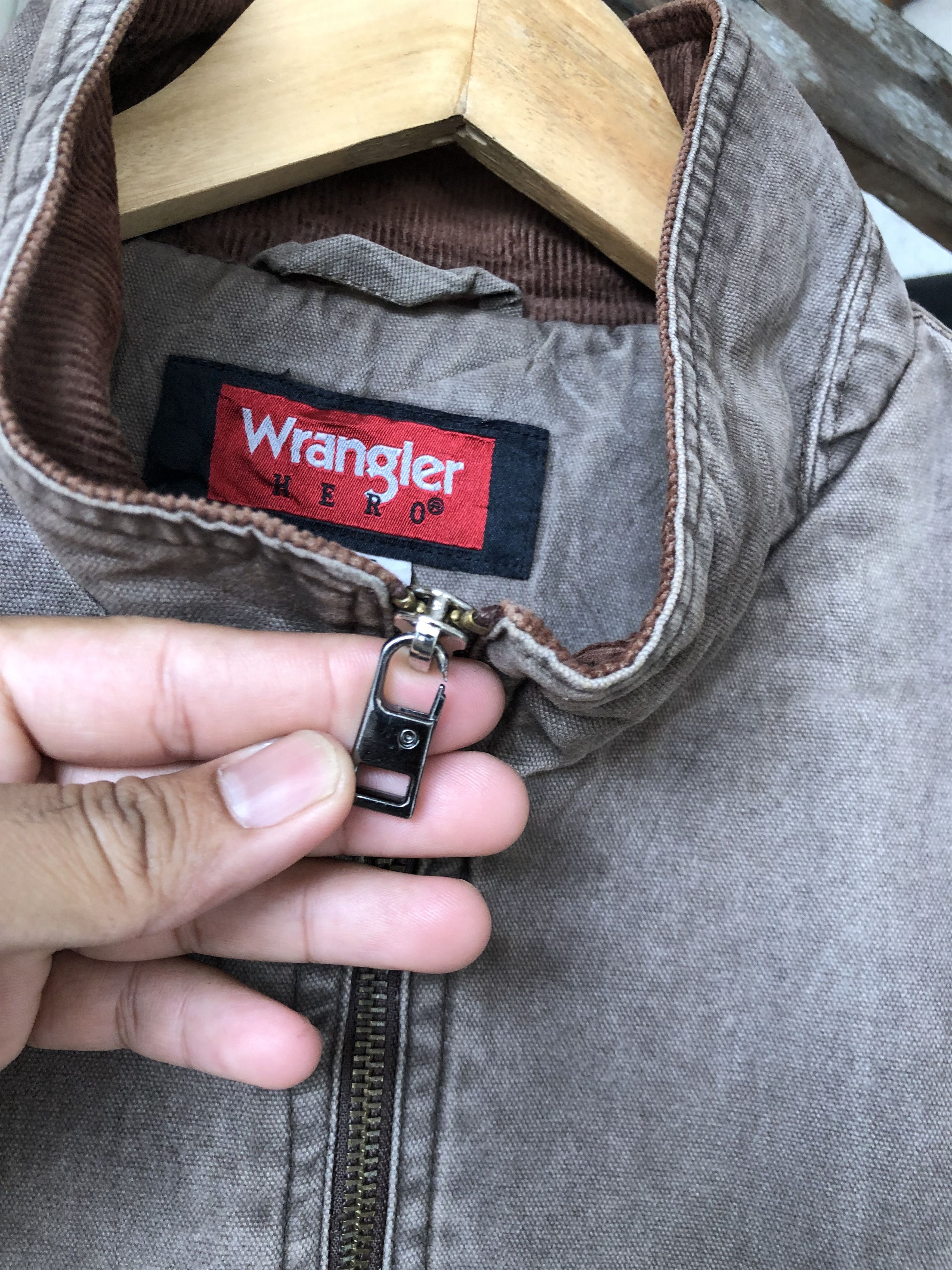 Wrangler Vintage Wrangler Hero Duck Canvas Vest Jacket Brown Size US L / EU 52-54 / 3 - 7 Thumbnail
