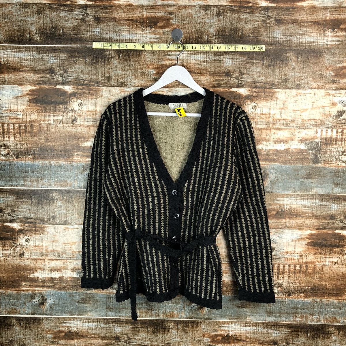 La Vies Black Cardigan Knitwear #A1701