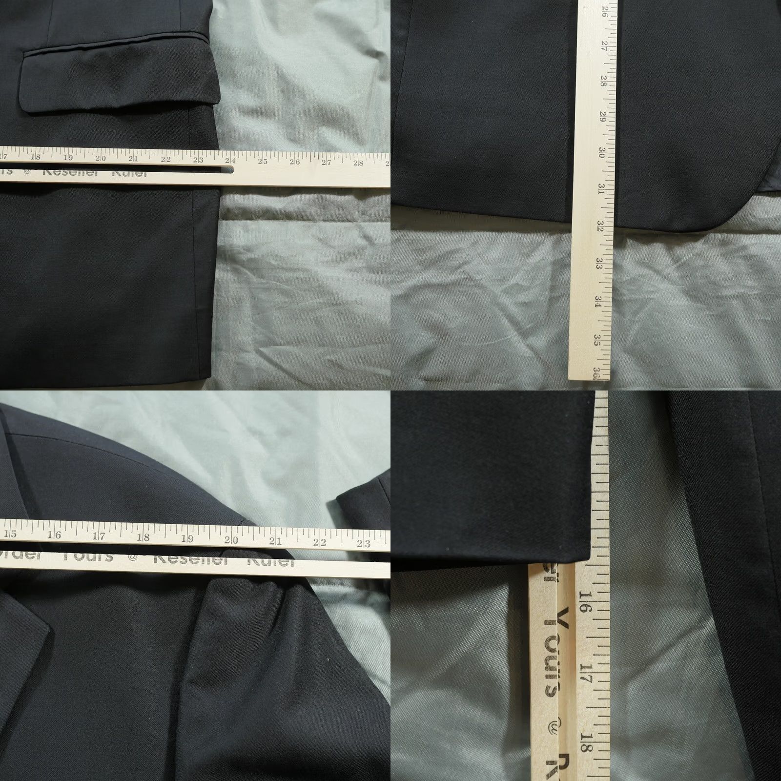 Brooks Brothers Brooks Brothers Blazer Mens 45 R Loro Piana Wool Super 120s Gold Buttons Blue Flaw Size 48R - 10 Thumbnail
